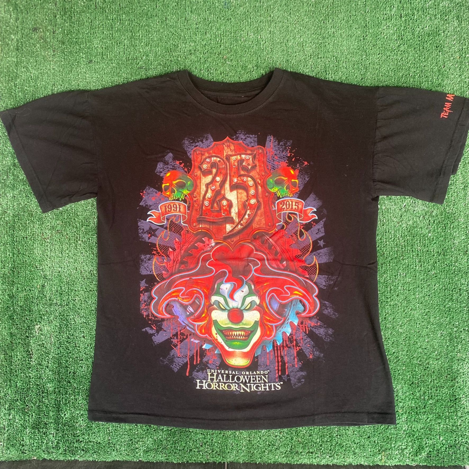 Universal Studios Vintage Halloween Horror Nights Shirt Universal Clown HHN Te Size US M / EU 48-50 / 2 - 1 Thumbnail