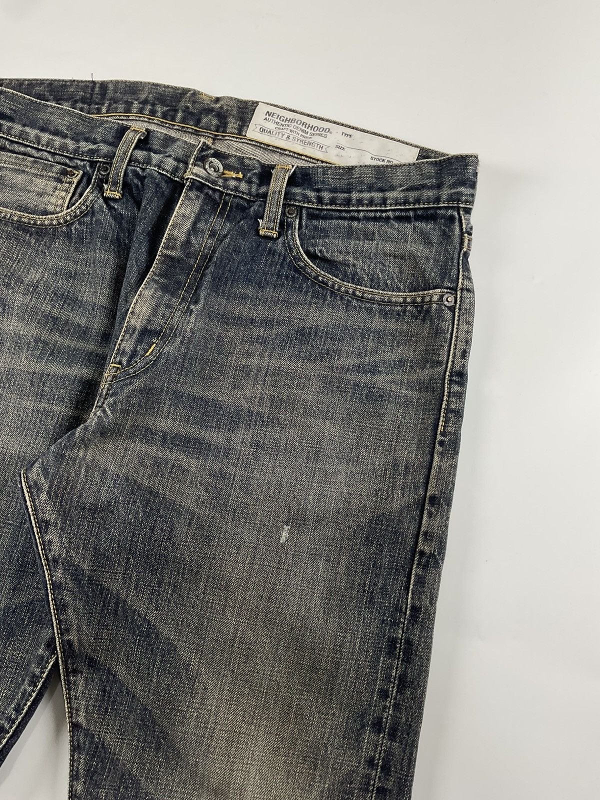 Neighborhood Neighborhood Washed Narrow Denim Size US 34 / EU 50 - 4 Thumbnail