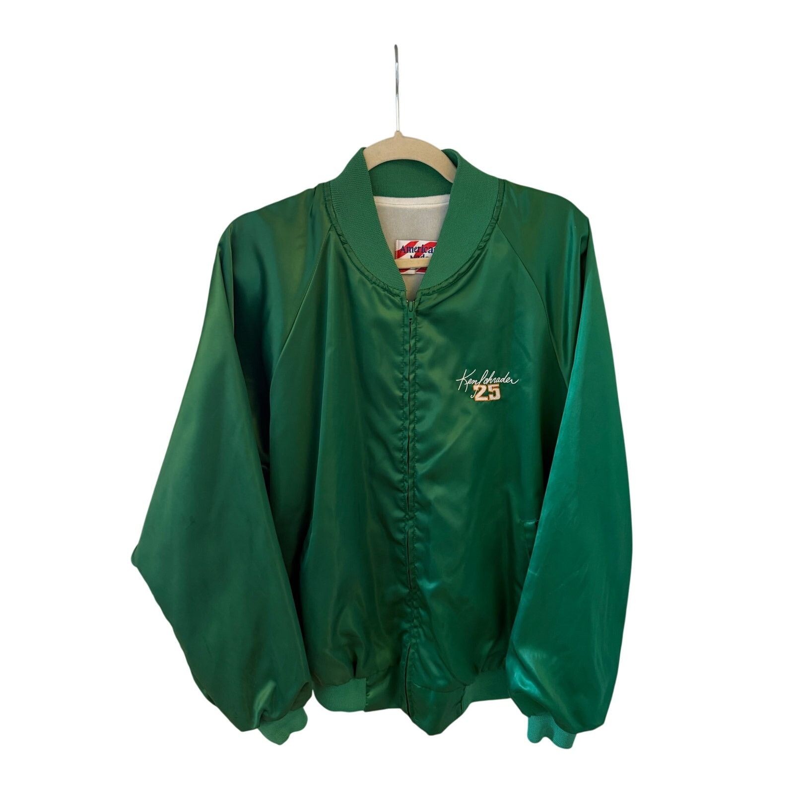 Vintage Vintage 1990’s Ken Schrader Green Nascar Racing Jacket sz XL Size US XL / EU 56 / 4 - 1 Thumbnail