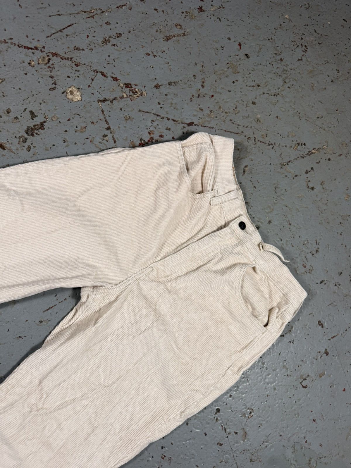 Levi's Vintage Off White Levis Corduroy Pants Size US 30 / EU 46 - 2 Thumbnail