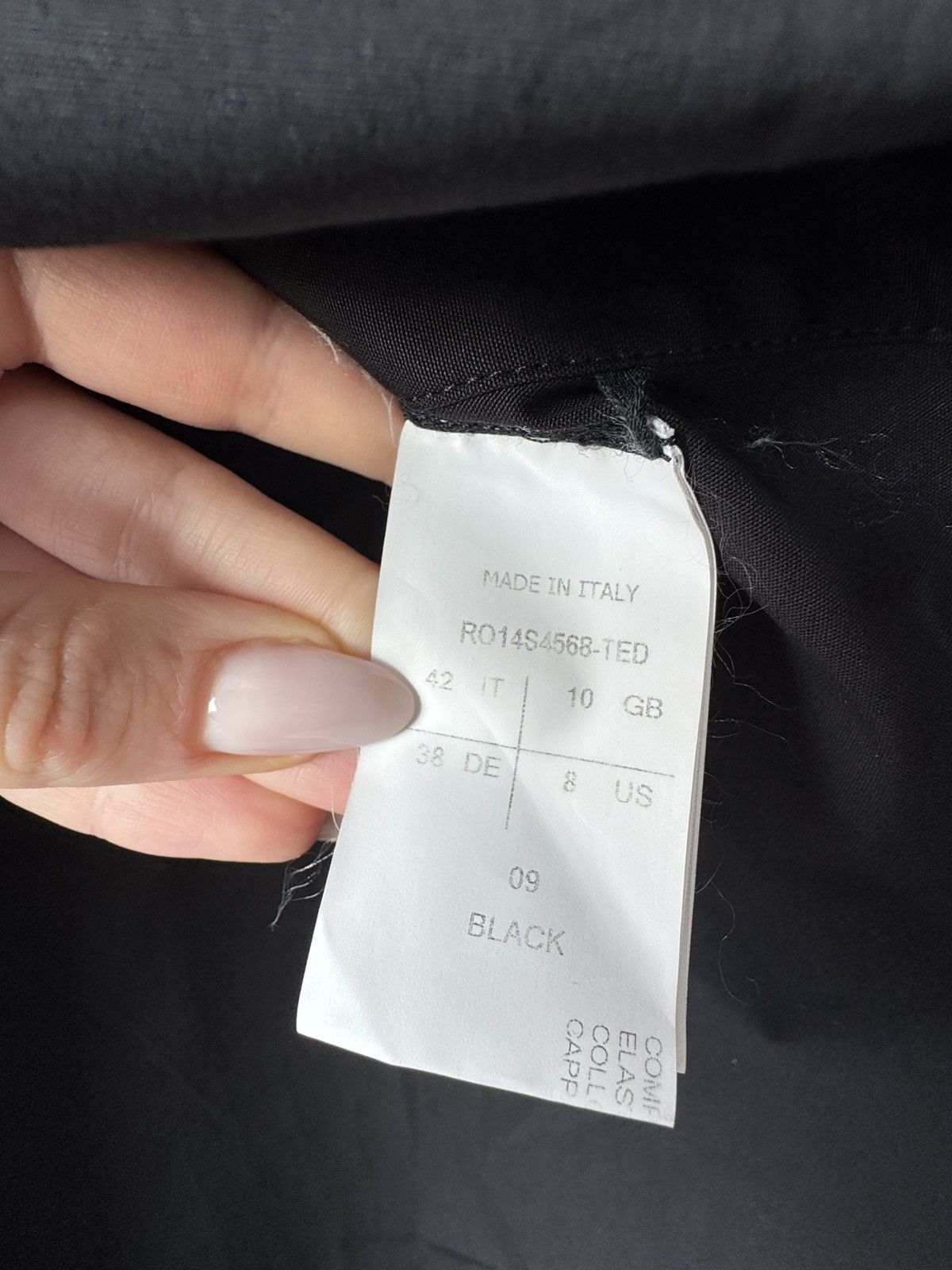 Rick Owens Rick Owens SS14 VICIOUS Black Mini Dress Size M / US 6-8 / IT 42-44 - 3 Thumbnail