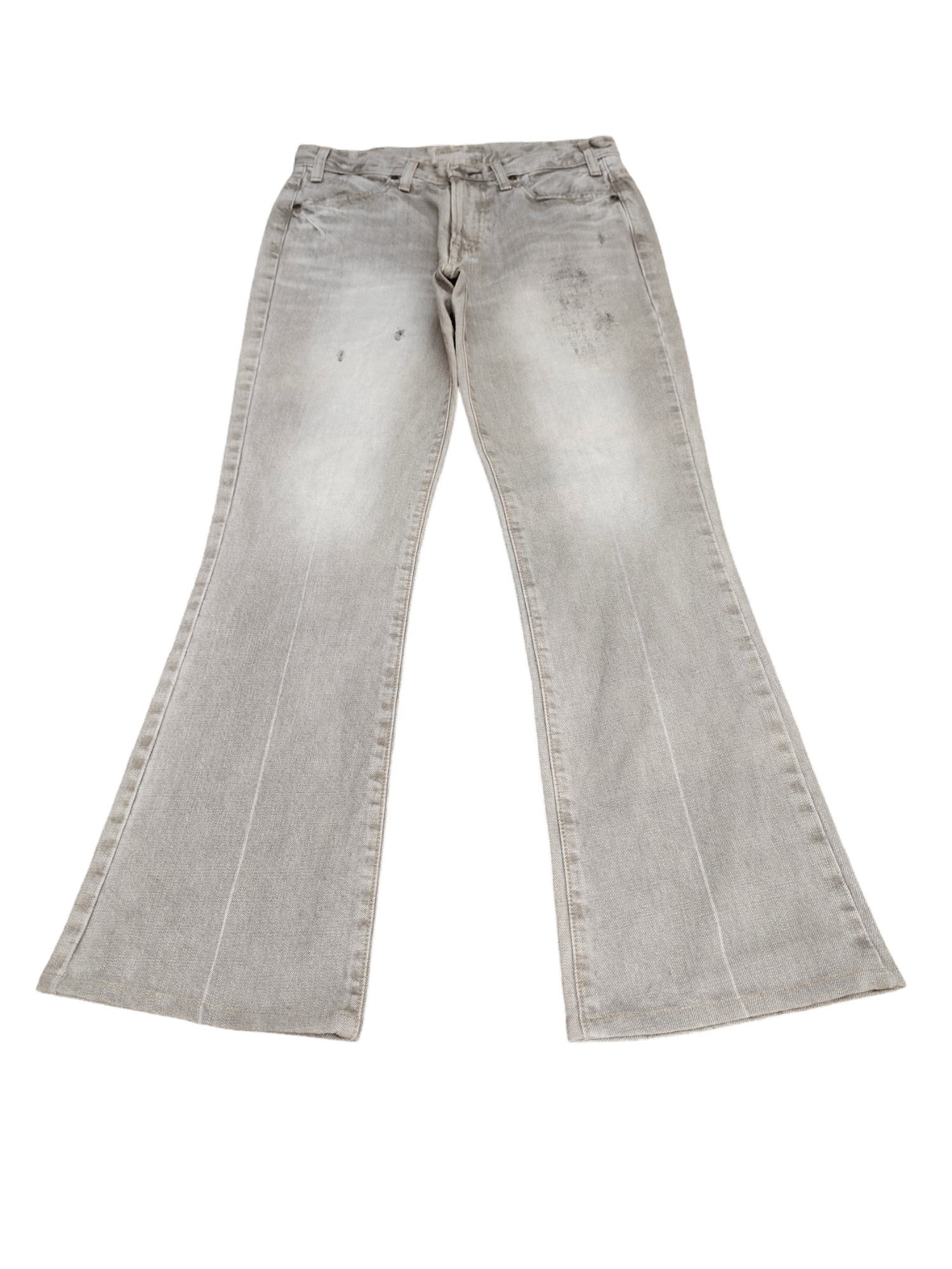 If Six Was Nine Flare Jeans Spellbound Distress Faded Boot Cut Y2k Lgb Size US 30 / EU 46 - 2 Thumbnail