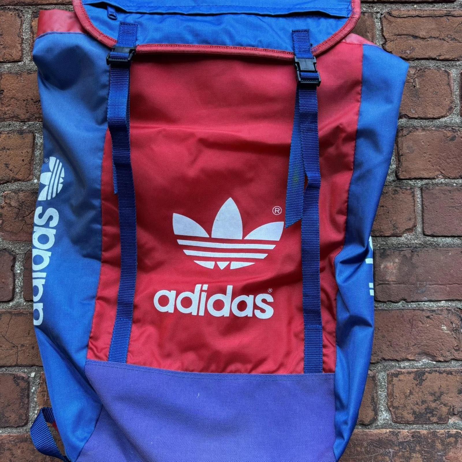 Adidas Vintage adidas backpack 80s OS Size ONE SIZE - 2 Thumbnail