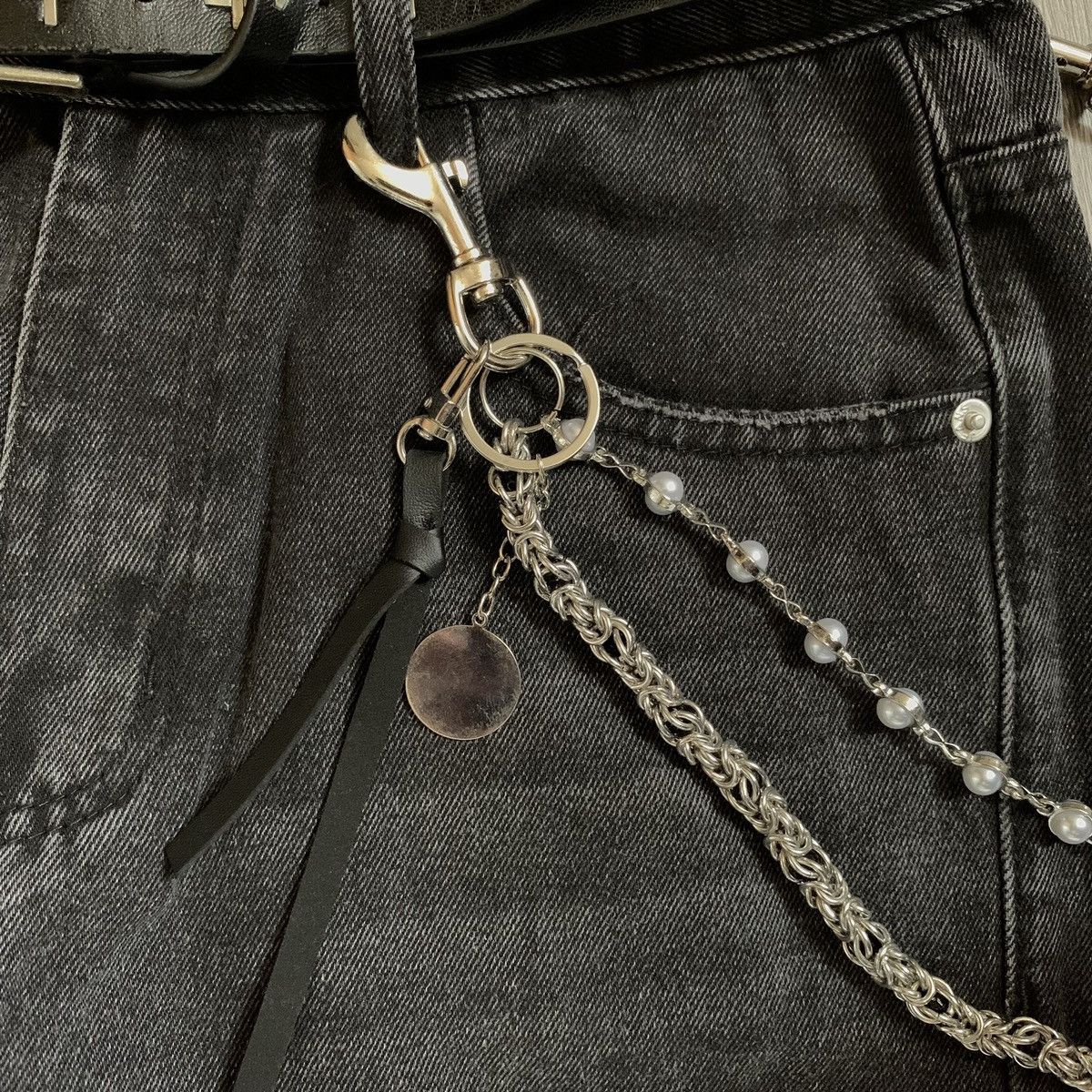 Japanese Brand × Vintage Japanese Brand NaturalEcho Pearled Wallet Chain Size ONE SIZE - 4 Thumbnail