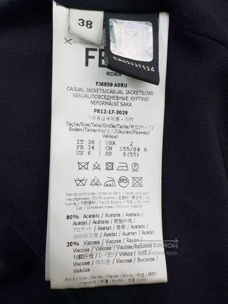 Fendi Fendi Cotton Jacket Size XXS / US 00 / IT 34 - 5 Thumbnail