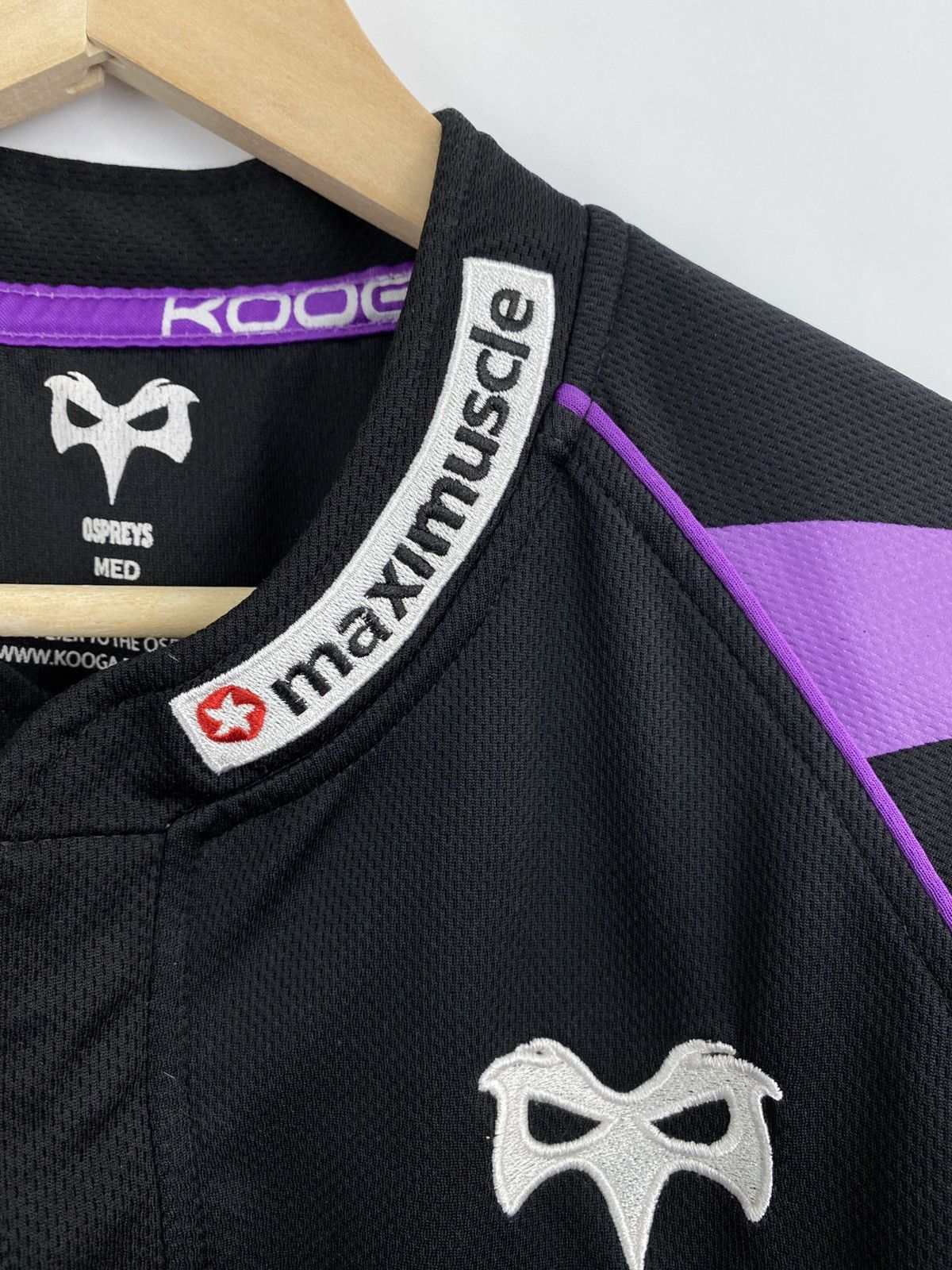 Man Made In Australia Ospreys Rugby Union 2009/2010 Kooga Black Home Jersey Rare Size US M / EU 48-50 / 2 - 7 Thumbnail