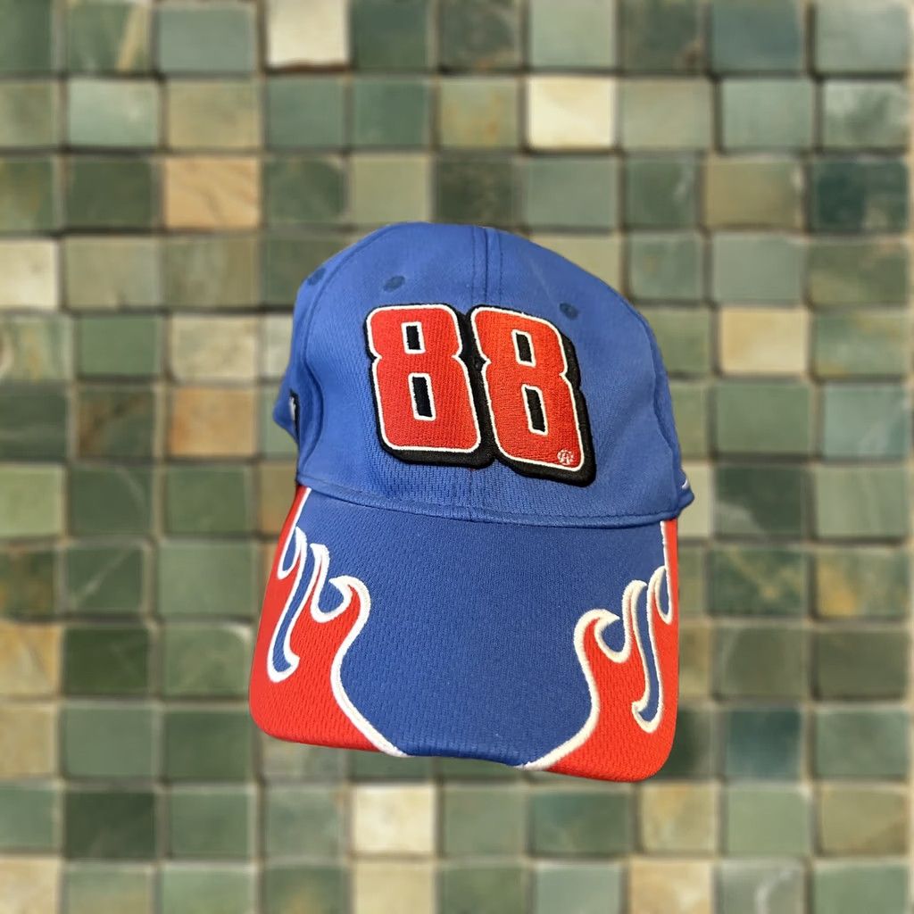 NASCAR VINTAGE Dale Earnhardt Jr. National Guard Hat Chase Authentics NASCAR Mens Adjustable Blue Size ONE SIZE - 1 Thumbnail