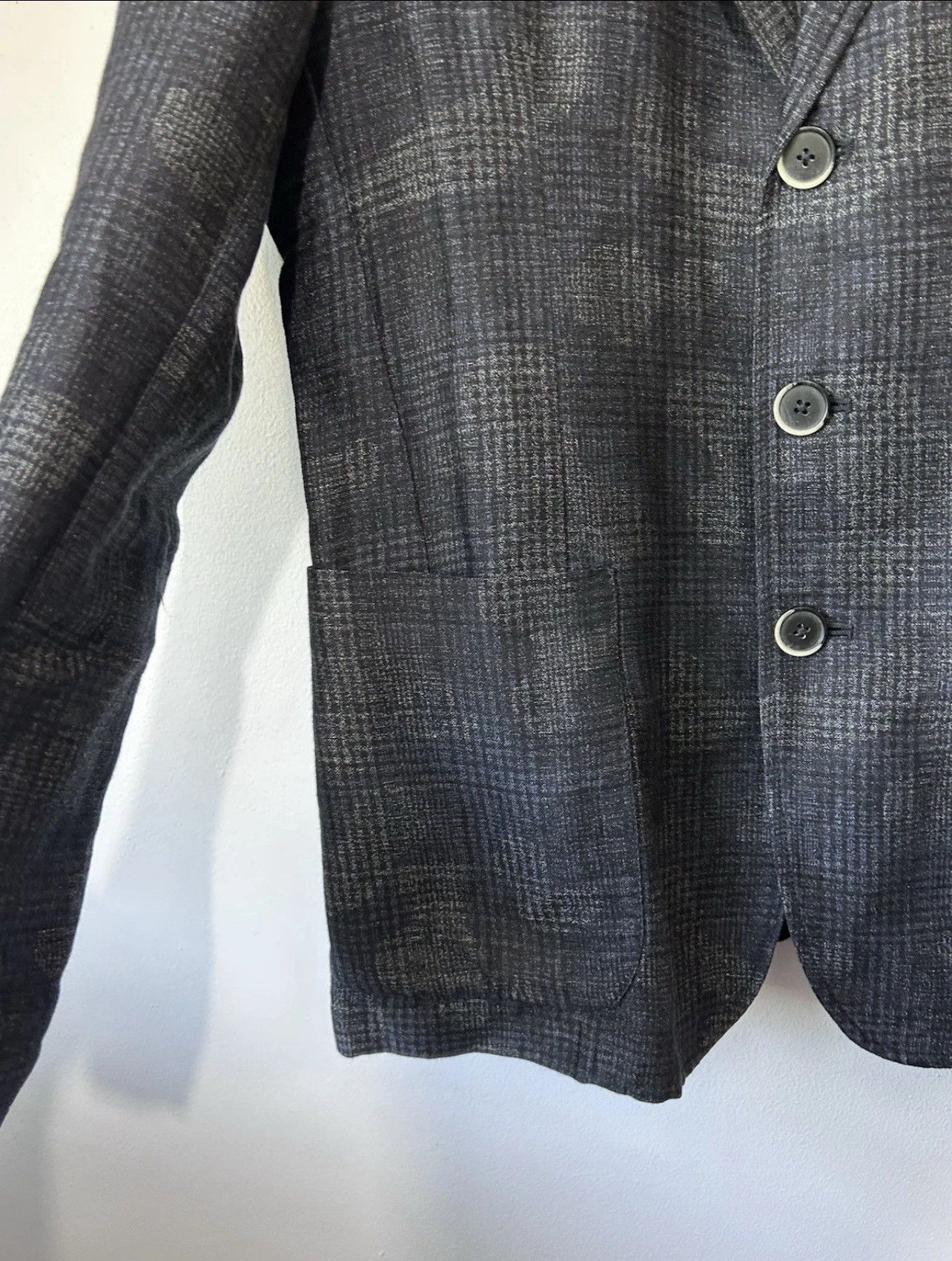 Barena Venezia Barena Linen Blazer, Navy Camo Pattern. EU size 48 Size 40R - 5 Thumbnail