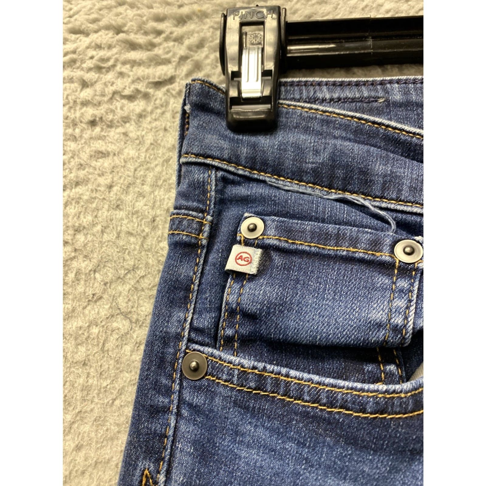 Vintage VINTAGE Adriano Goldschmied Jeans Women’s 28x2 High Rise Skinny Denim Blue 2010s Slim Fit Size 30" / US 8 / IT 44 - 4 Thumbnail