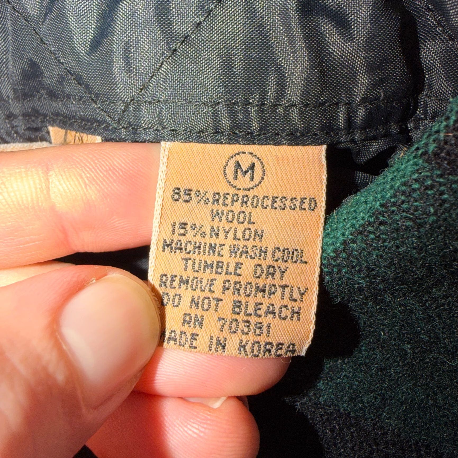 Vintage VTG Cabela's Shirt Mens M Buffalo Plaid Wool Blend Flannel Workwear Logger Green Size US M / EU 48-50 / 2 - 7 Thumbnail