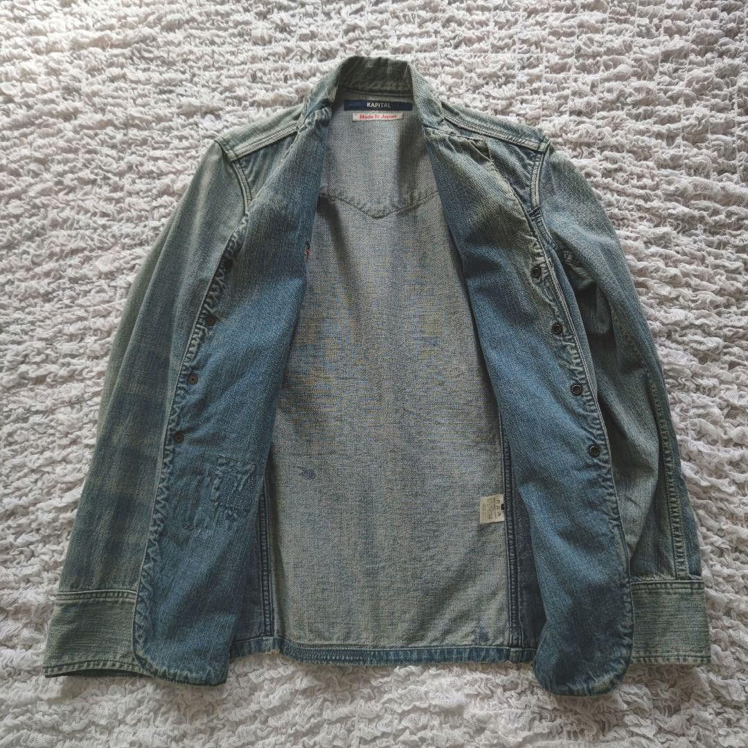 Kapital KAPITAL Denim Jacket Studded Embroidered Japan Made Vintage Size US S / EU 44-46 / 1 - 14 Thumbnail