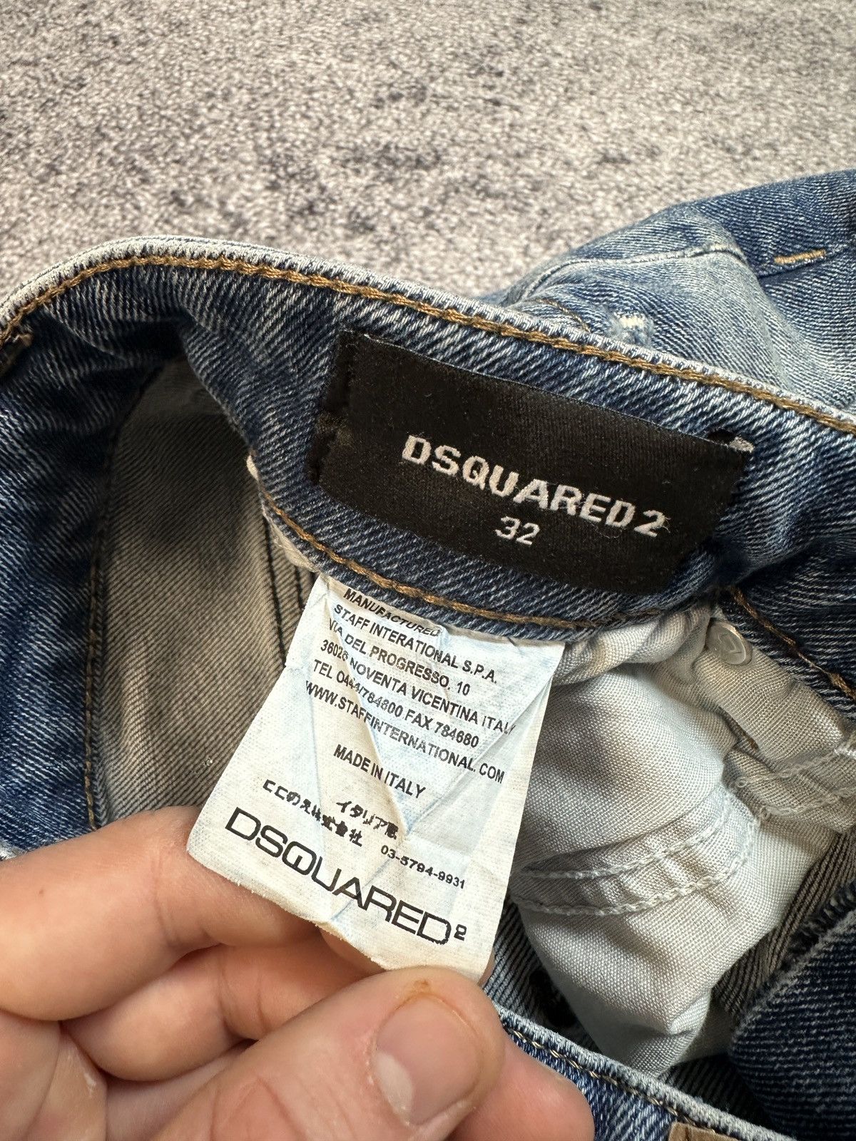 Dsquared2 Y2K dsquared2 jeans Distressed Style Streetwear M Rare Size US 32 / EU 48 - 8 Thumbnail