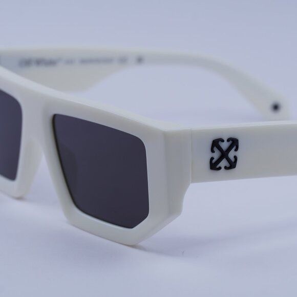 Off-White Off-White OERI13F VANCOUVER 0107 Sunglasses White Geometric Size ONE SIZE - 2 Thumbnail