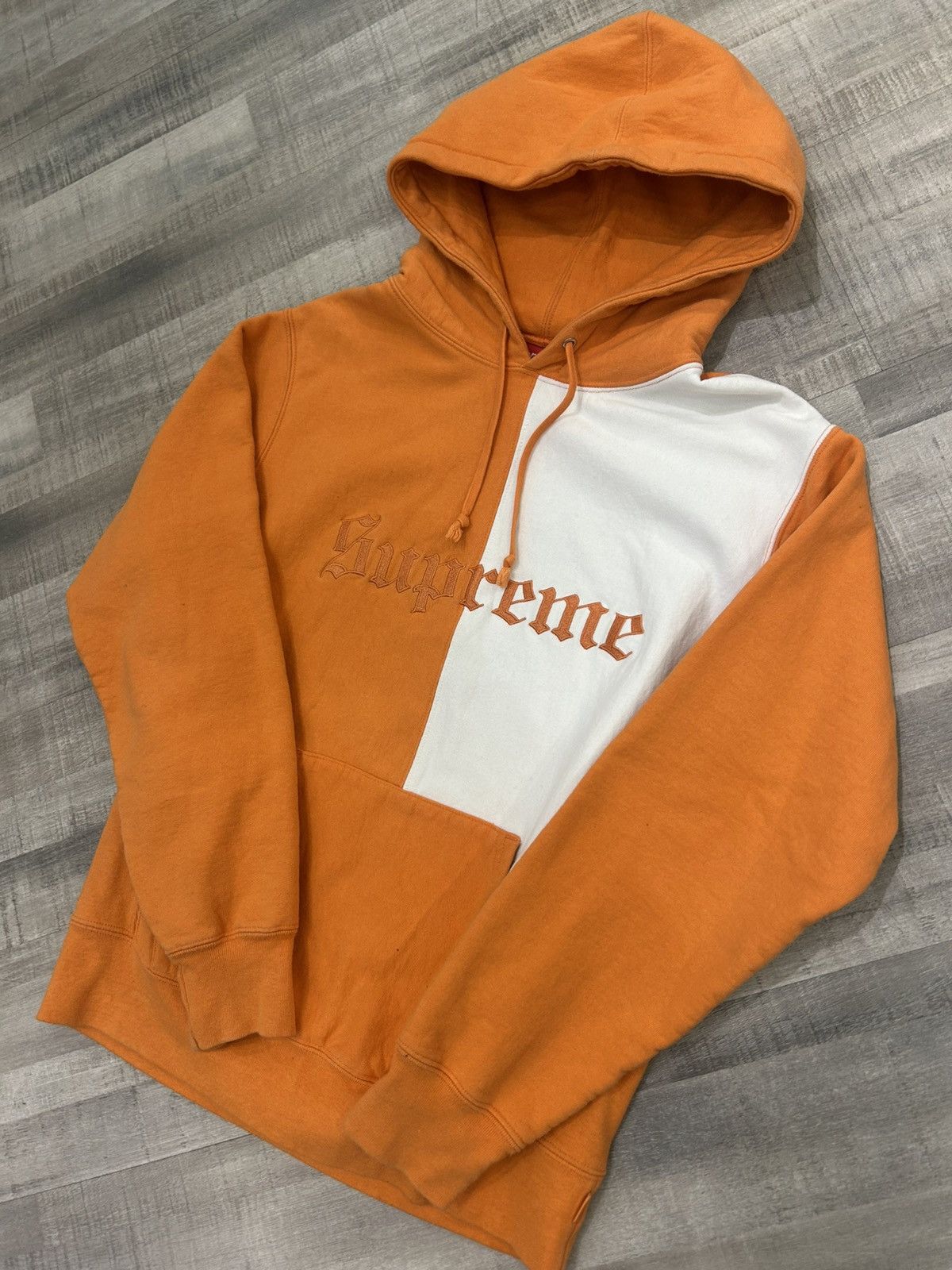 Supreme Supreme Split Old English Hoodie Size US M / EU 48-50 / 2 - 3 Thumbnail