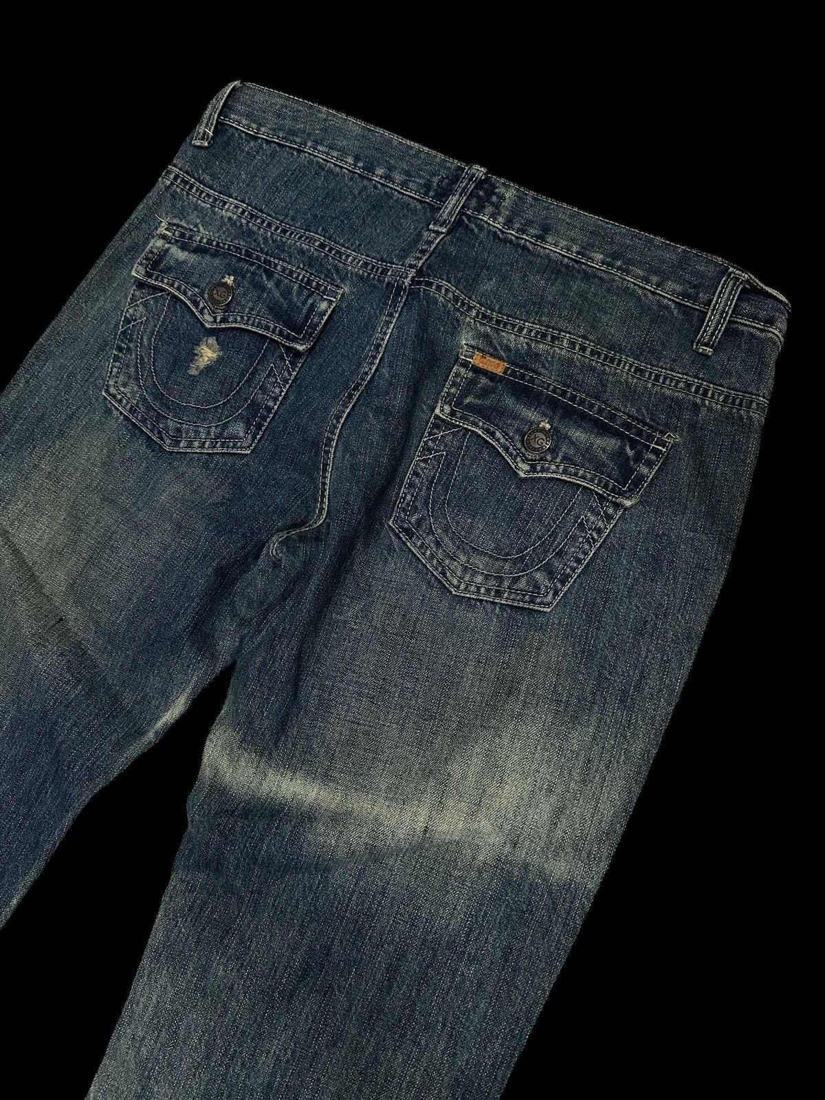Japanese Brand Flare 💥 Xing Bootcut Flare Blue Washed 💥 Size US 34 / EU 50 - 4 Thumbnail