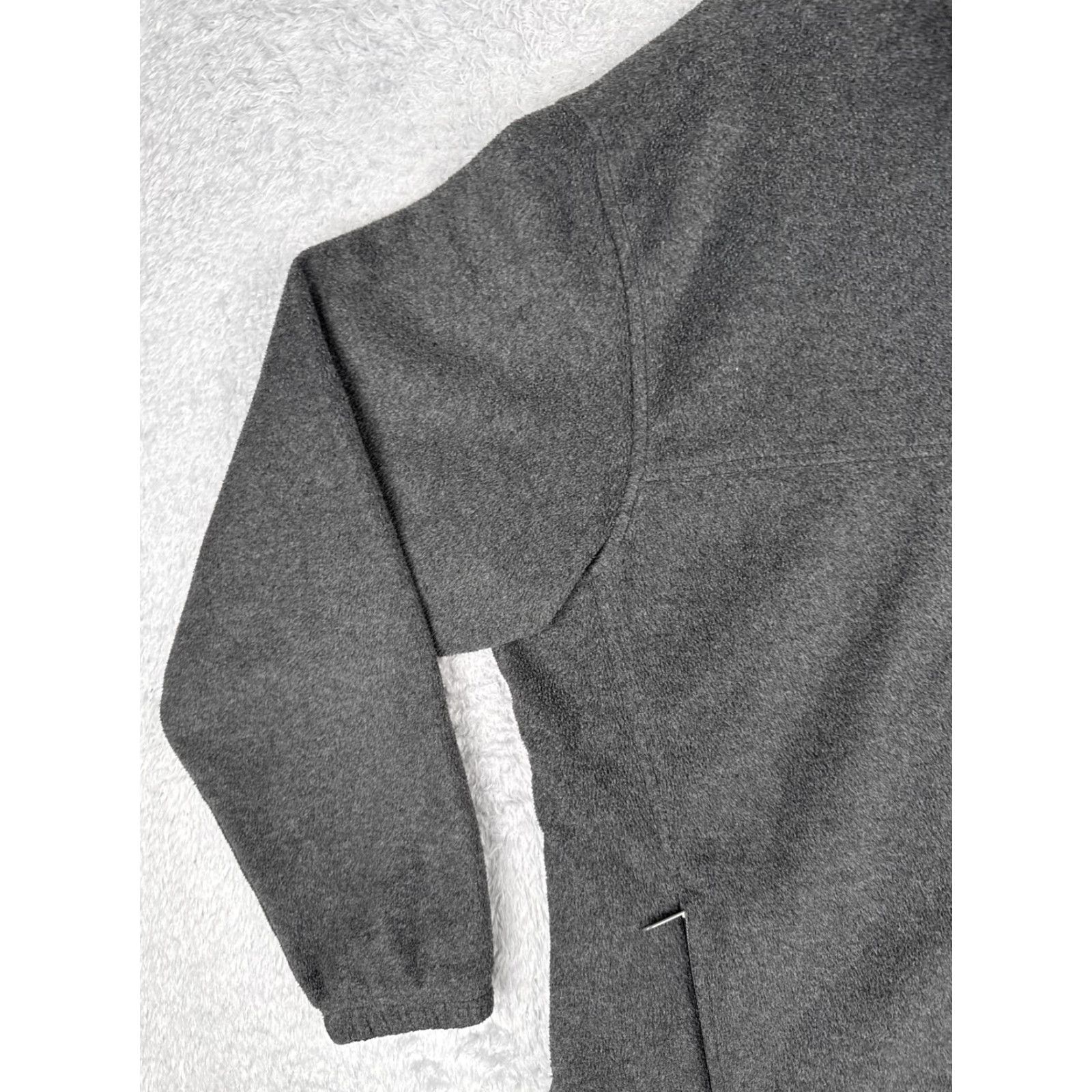 Vintage Columbia Jacket Womens 3X Gray Fleece Full Zip Collared Pockets Outdoor Warm Size XXL / US 16-18 / IT 52-54 - 3 Thumbnail