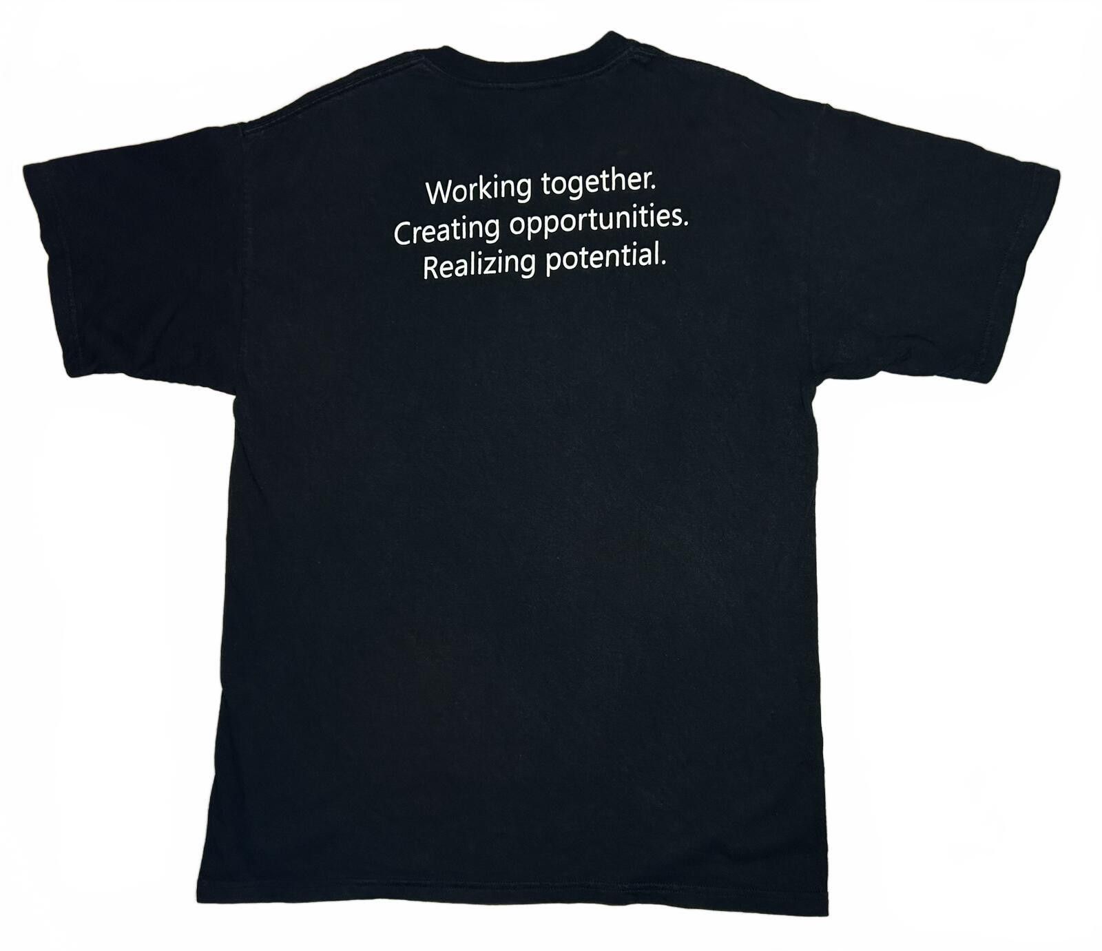 Microsoft Vintage Microsoft Partner Network Black Shirt Mens Large Size US M / EU 48-50 / 2 - 2 Thumbnail