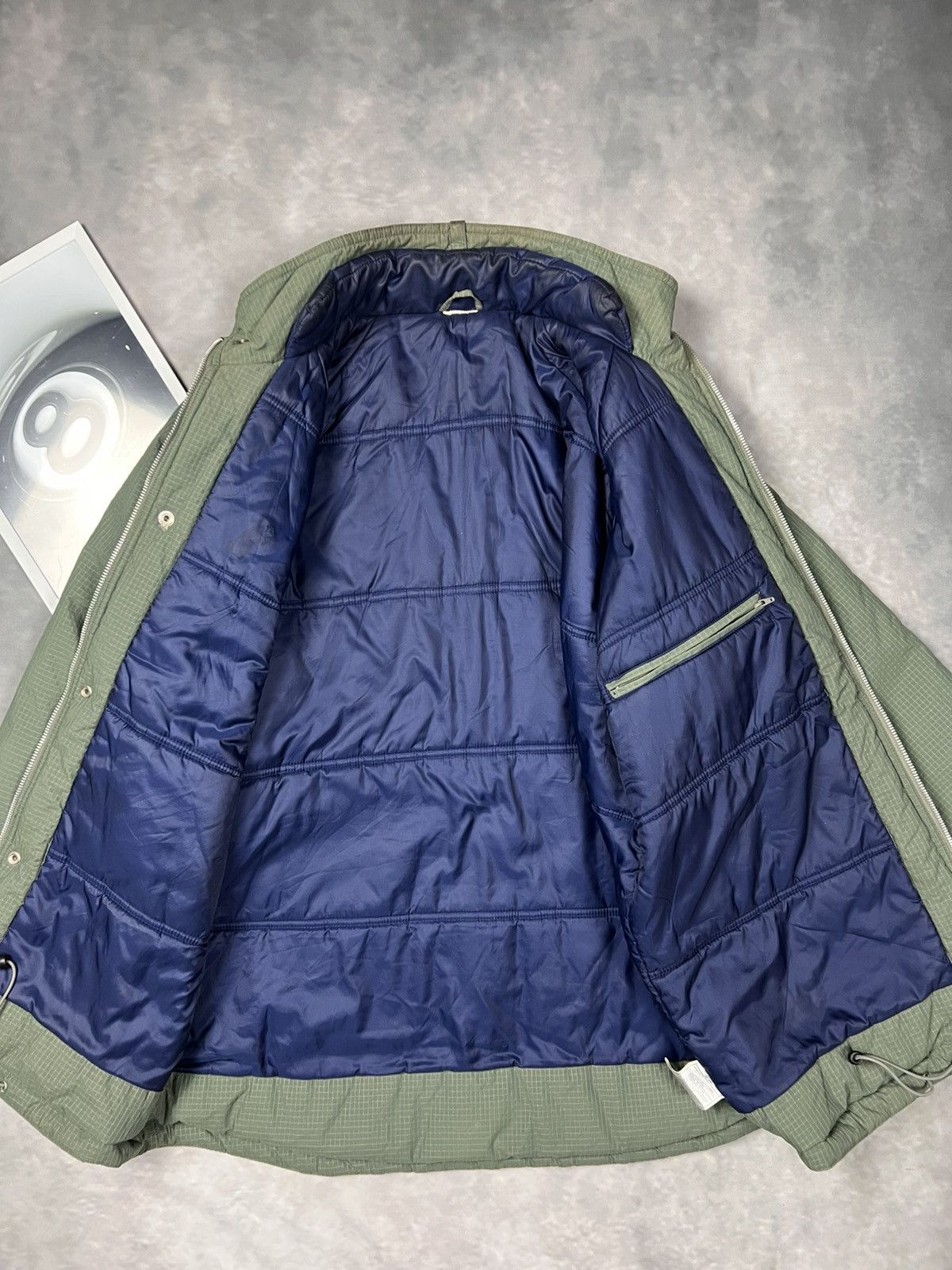 Nike Vintage Nike 00s Ripstop Puffer Jacket Green Mini Swoosh XL Size US XL / EU 56 / 4 - 12 Thumbnail