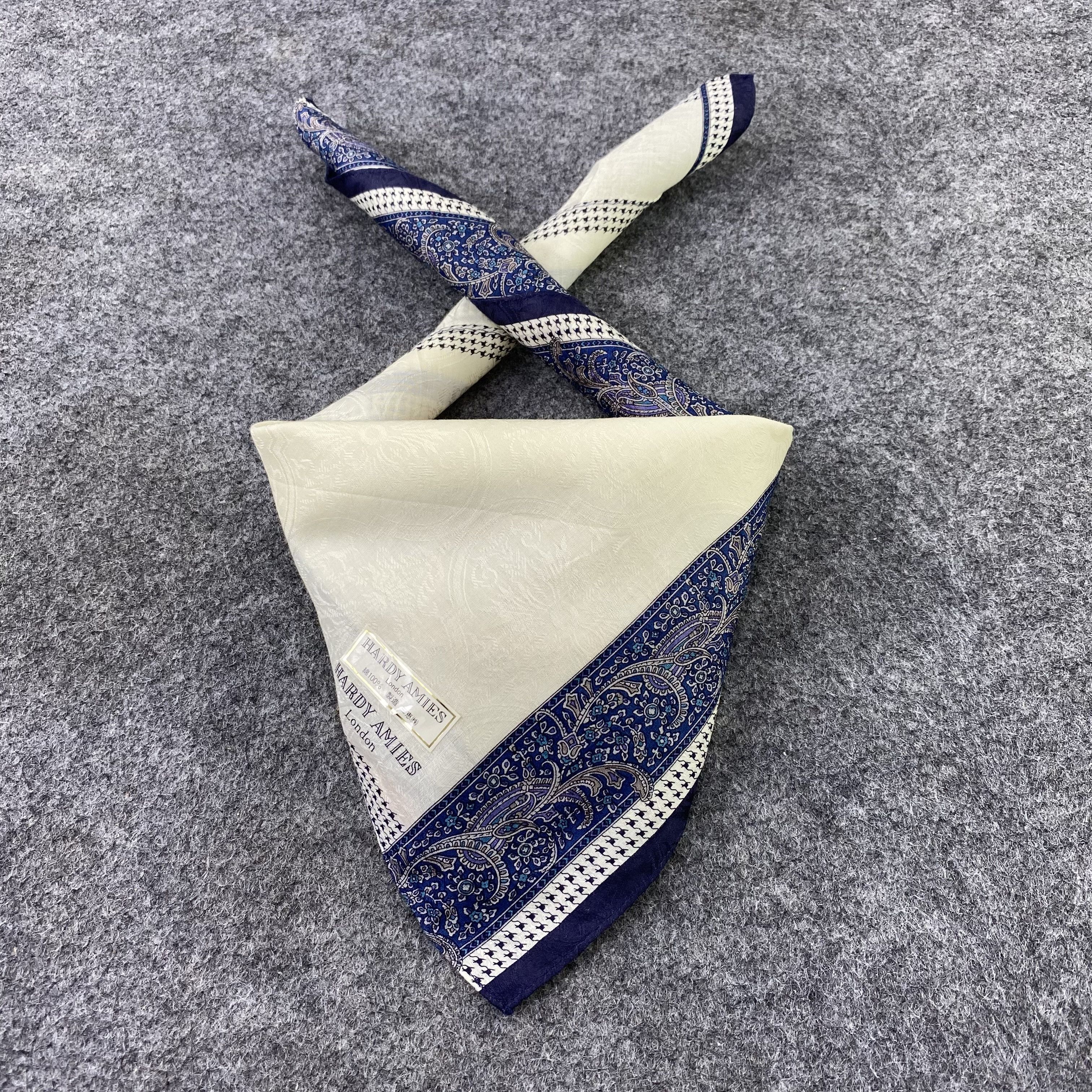 Hardy Amies Hardy Amies Handkerchief / Bandana / Neckerchief-B758 Size ONE SIZE - 2 Thumbnail