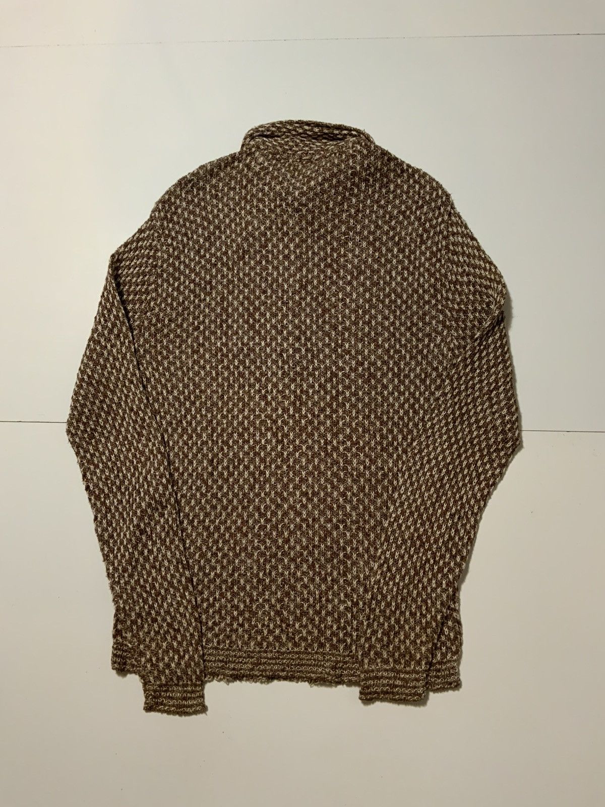 Vintage VTG 60s 70s Prince Igor Burma Knit Circle Zip Disco Sweater Size US M / EU 48-50 / 2 - 2 Thumbnail