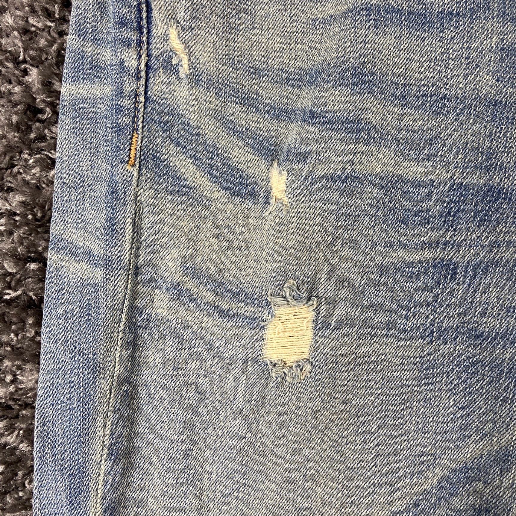 Rag & Bone RAG & BONE Distressed Skinny Jeans Women’s 25 Blue Size 42" / US 20 - 4 Thumbnail