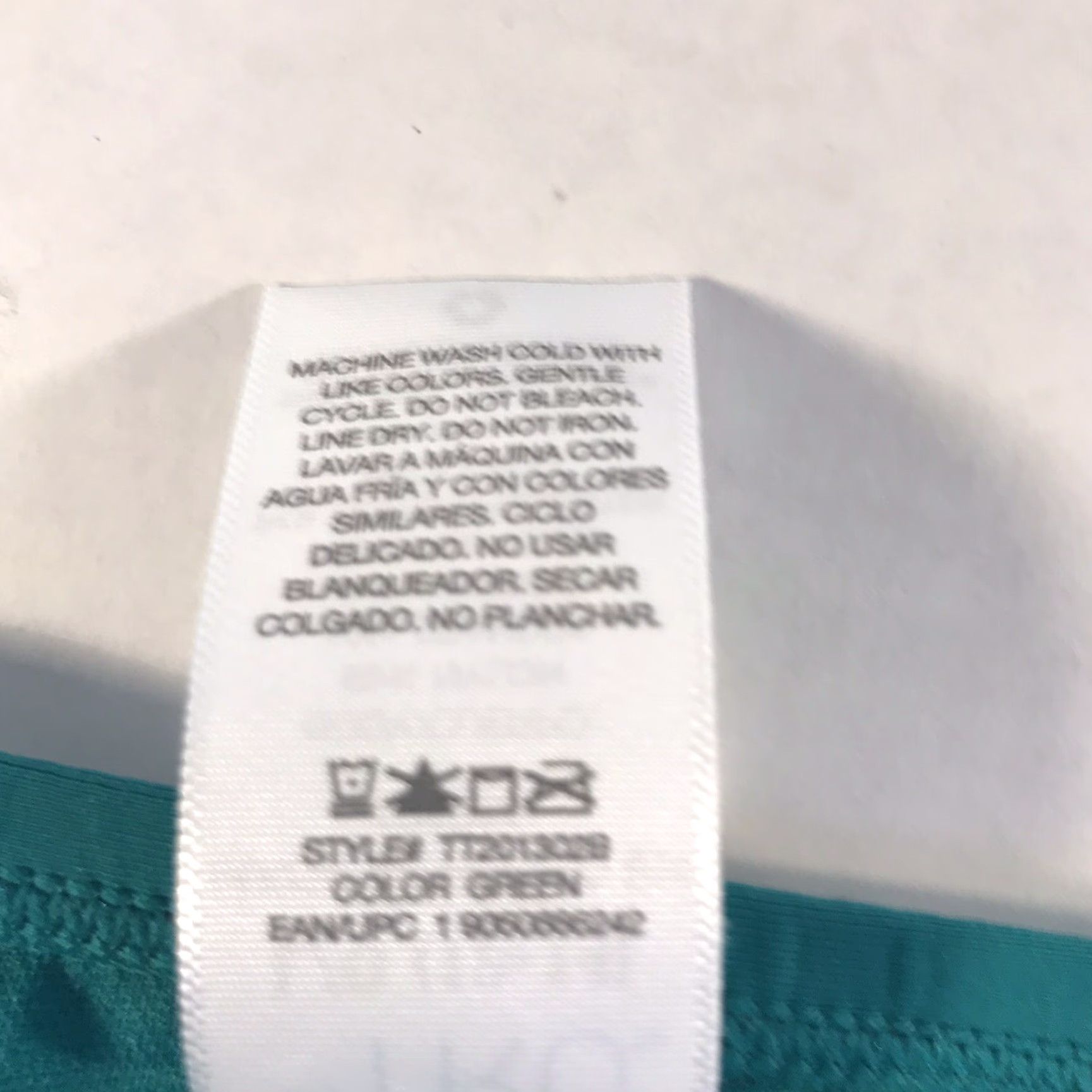 Vintage Time & Tru Green Bikini Swim Bottoms Womens Size L (12-14) Solid Stretch Poolwear Size 36" / US 14 / IT 50 - 5 Thumbnail