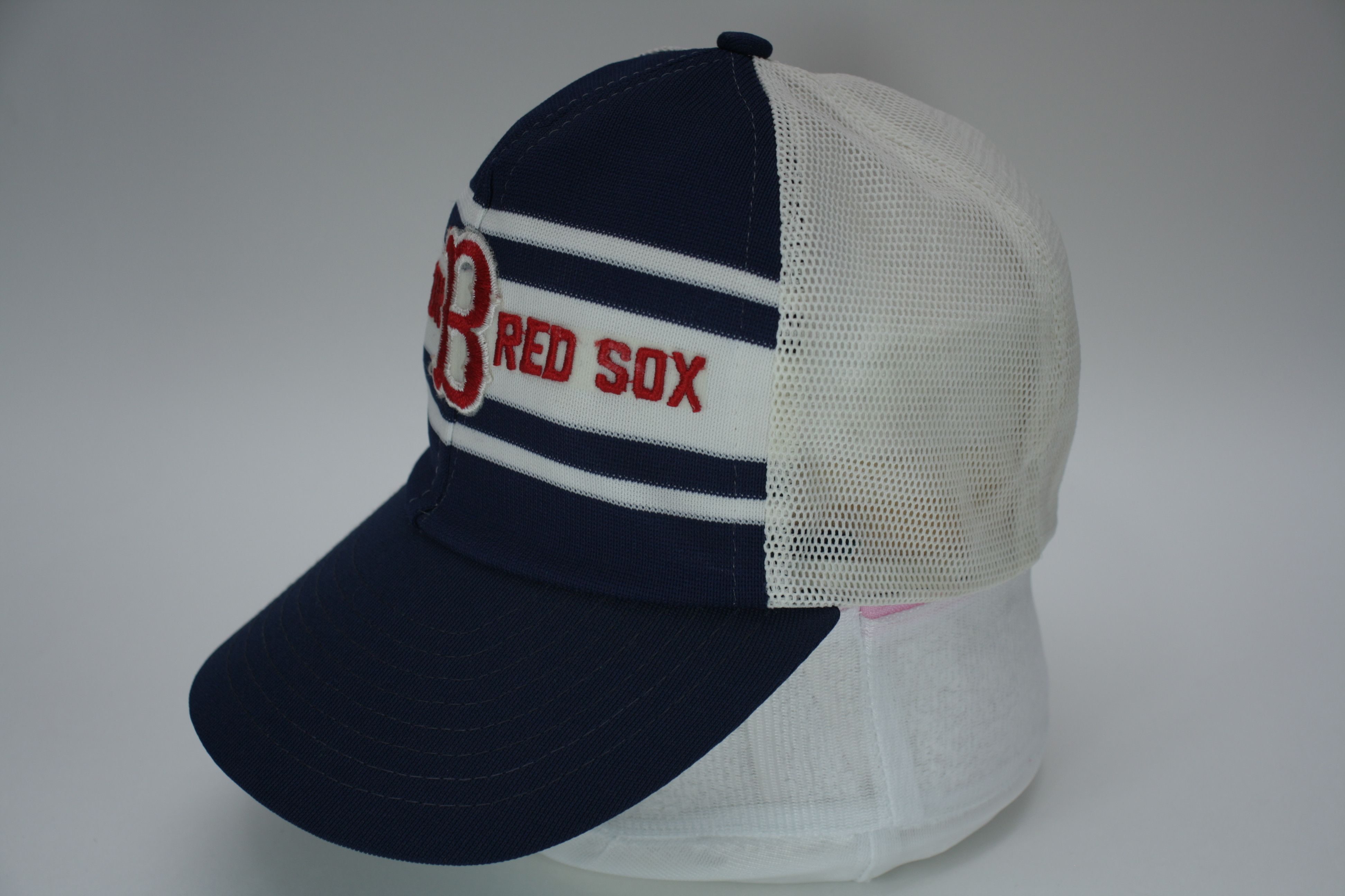 MLB Vintage Boston Red Sox 1980’s Adjustable MLB Mesh Trucker Size ONE SIZE - 5 Thumbnail