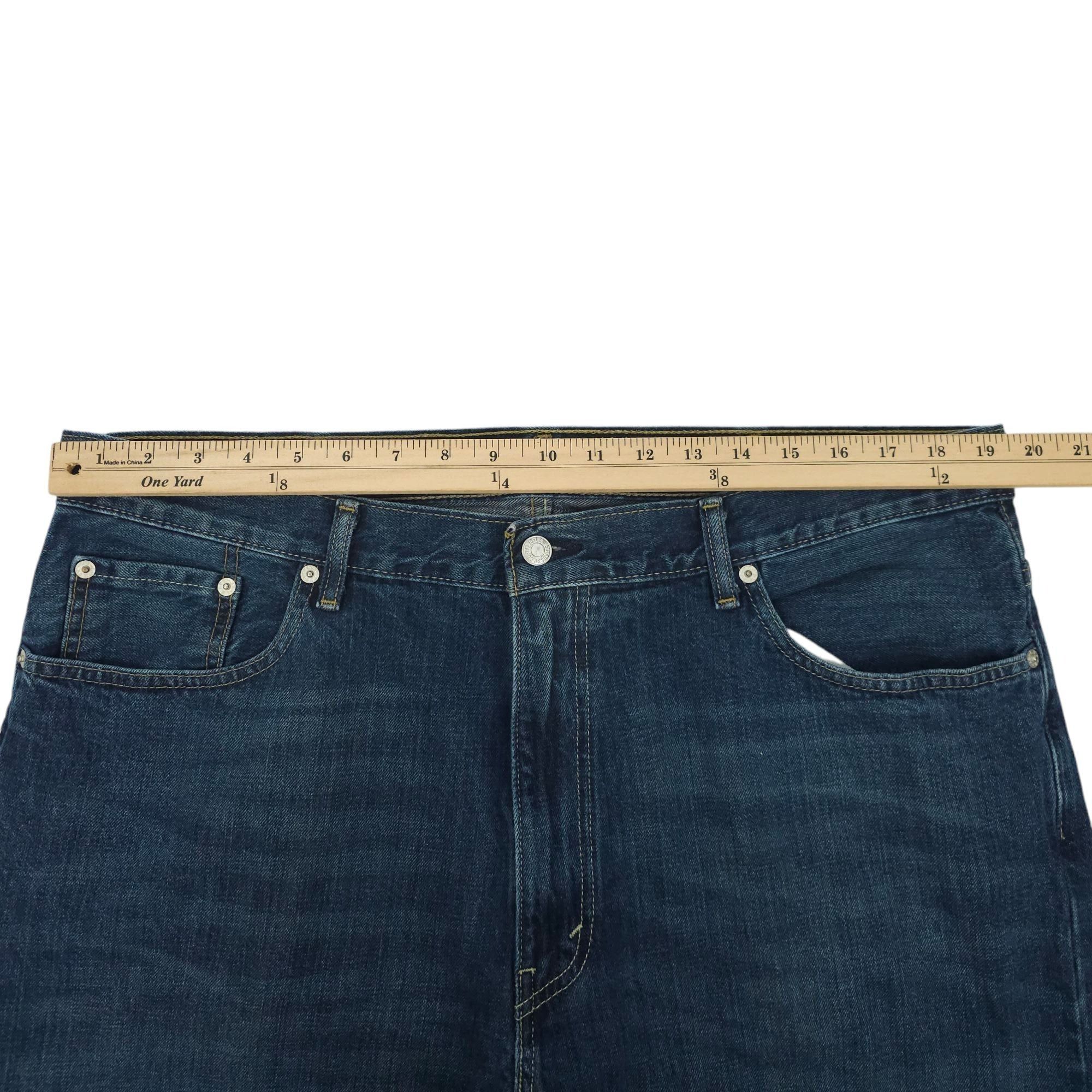 Levi's Levis 550 Relaxed Fit Jeans Mens 40 x 33 Dark Wash Tapered Size US 40 / EU 56 - 3 Thumbnail