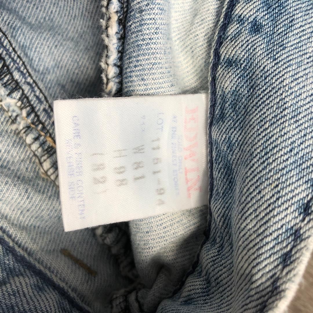 Edwin Edwin Denim Jorts Light Wash Y2K Wide Shorts Japan Size 27" / US 4 / IT 40 - 4 Thumbnail
