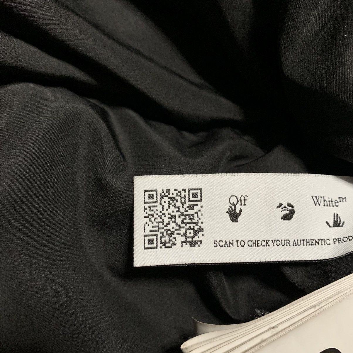 Off-White Off White Small Puffer Patch Logo Black Jacket Virgil Abloh Size US S / EU 44-46 / 1 - 10 Thumbnail