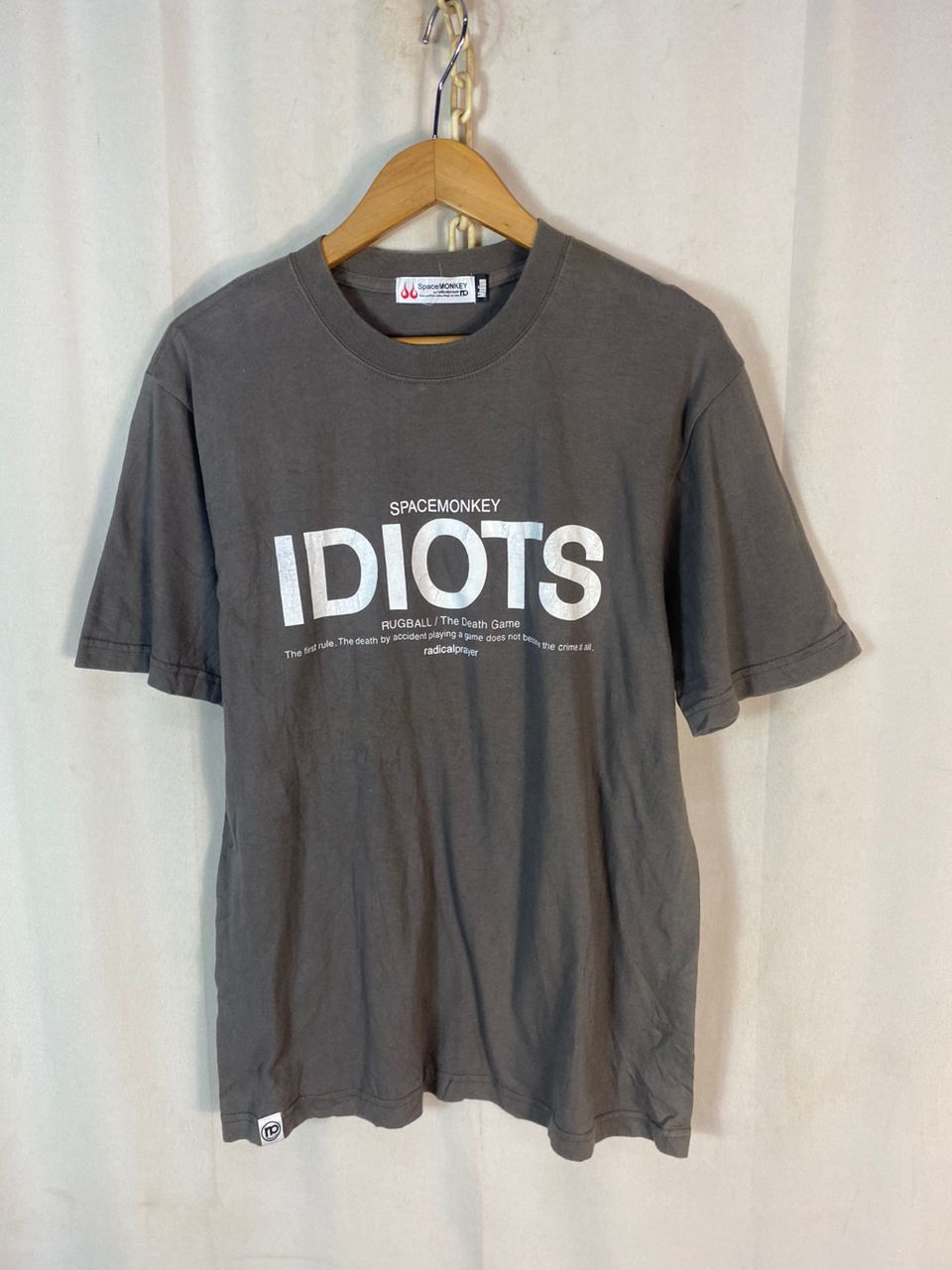 Japanese Brand Space monkey “idiots “ printed tshirt Size US M / EU 48-50 / 2 - 1 Thumbnail