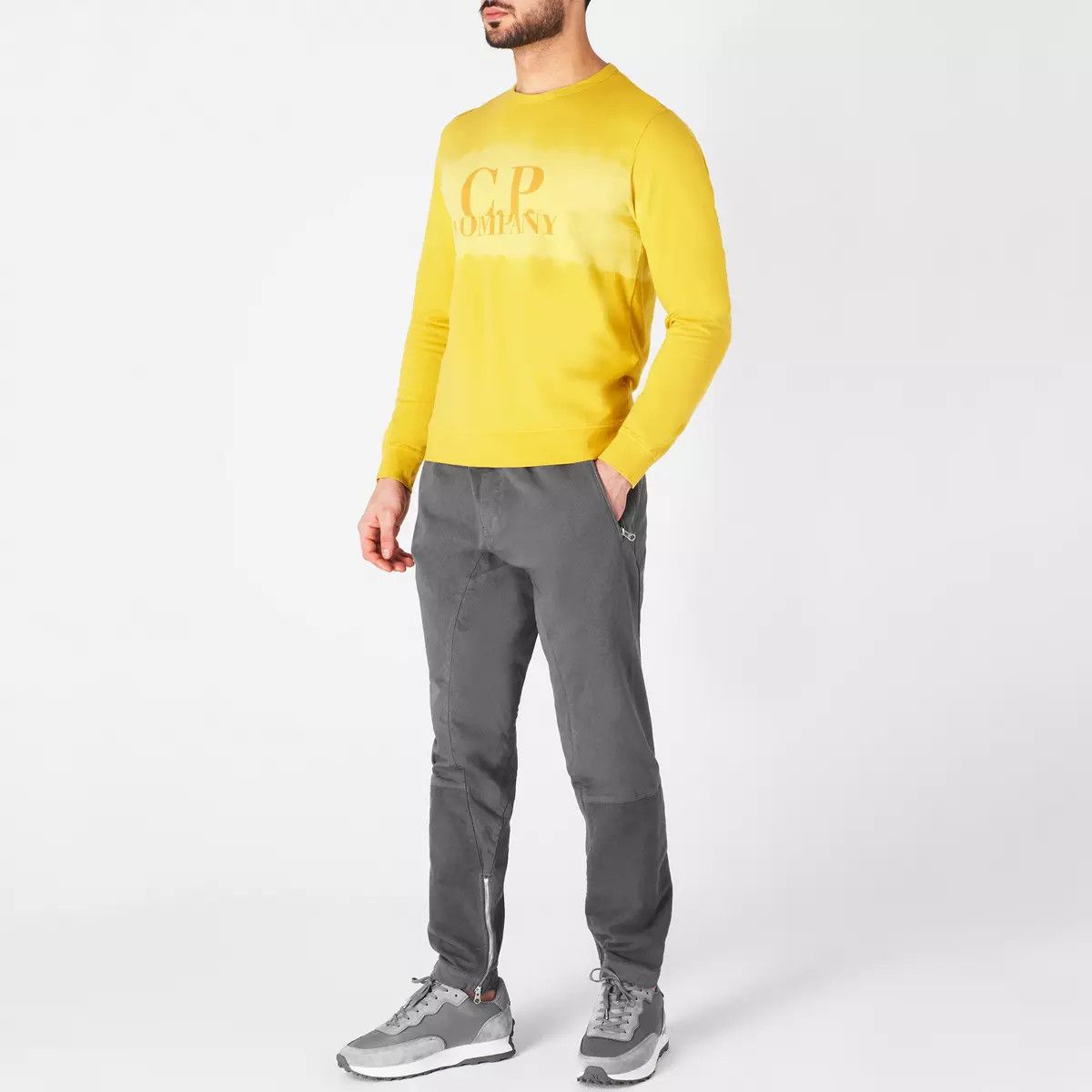 C.P. Company o1y1224 Logo Sweatshirt in Marigold Size US L / EU 52-54 / 3 - 5 Thumbnail