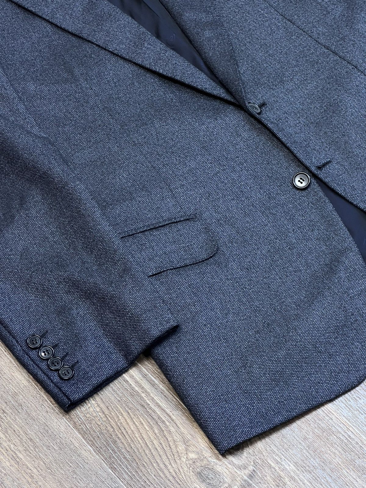 Brioni Brioni Parigi Two Buttons Blue Wool Blazer Jacket 52 Size 52S - 5 Thumbnail