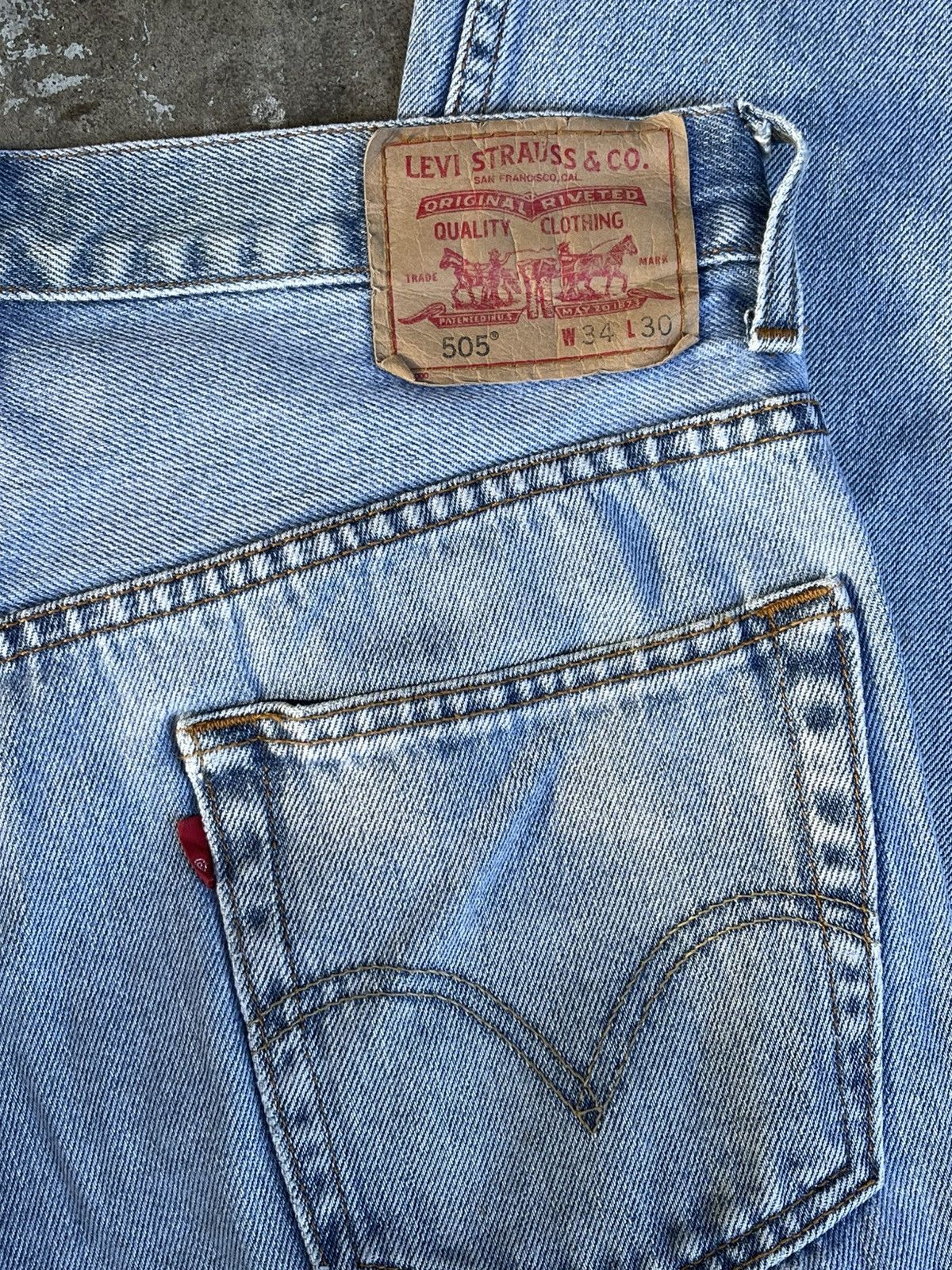 Levi's Levis 505s Denim Jeans Size US 34 / EU 50 - 1 Thumbnail
