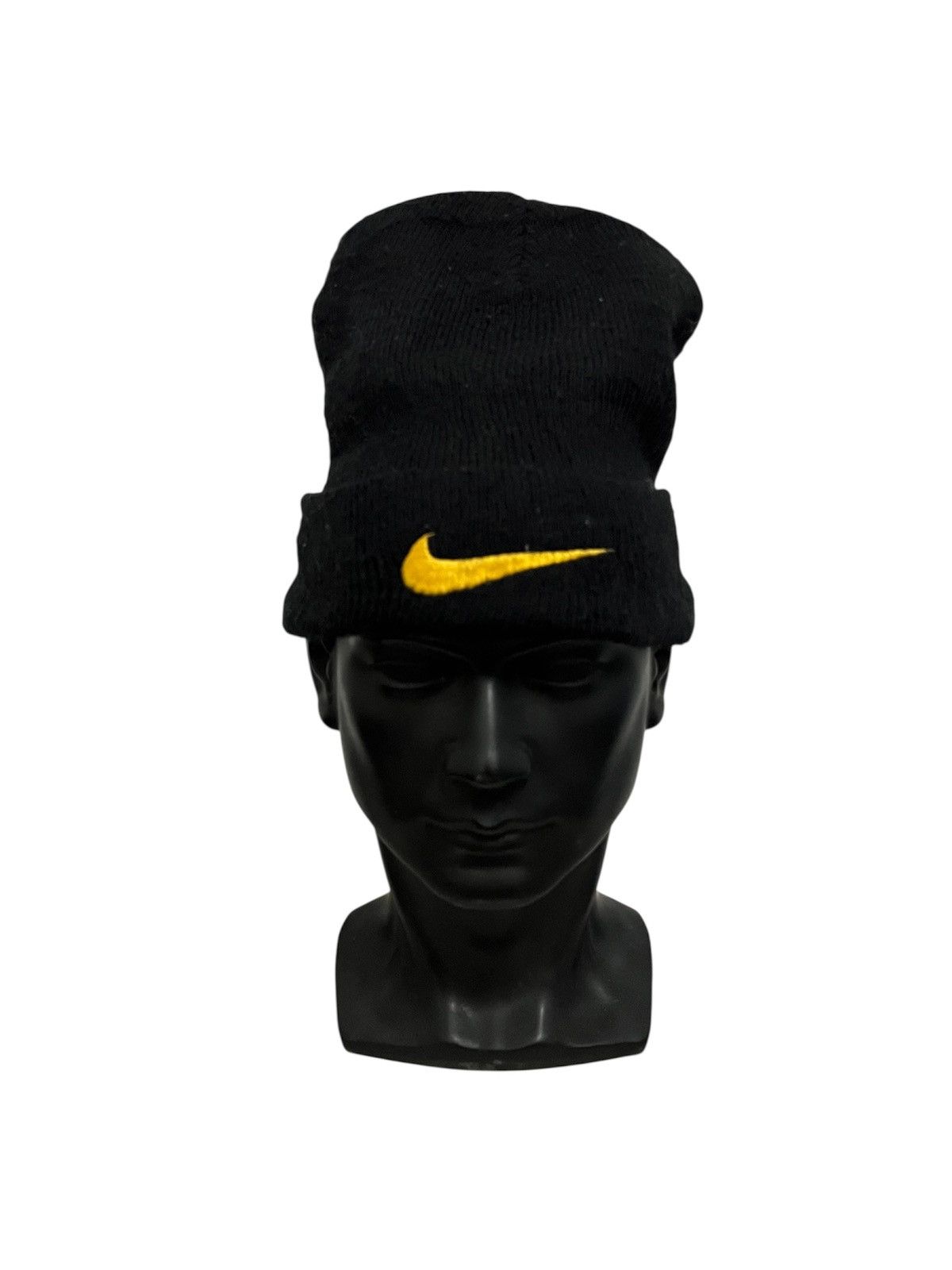 Nike Vintage Nike Swoosh Beanie Hat Size ONE SIZE - 1 Thumbnail