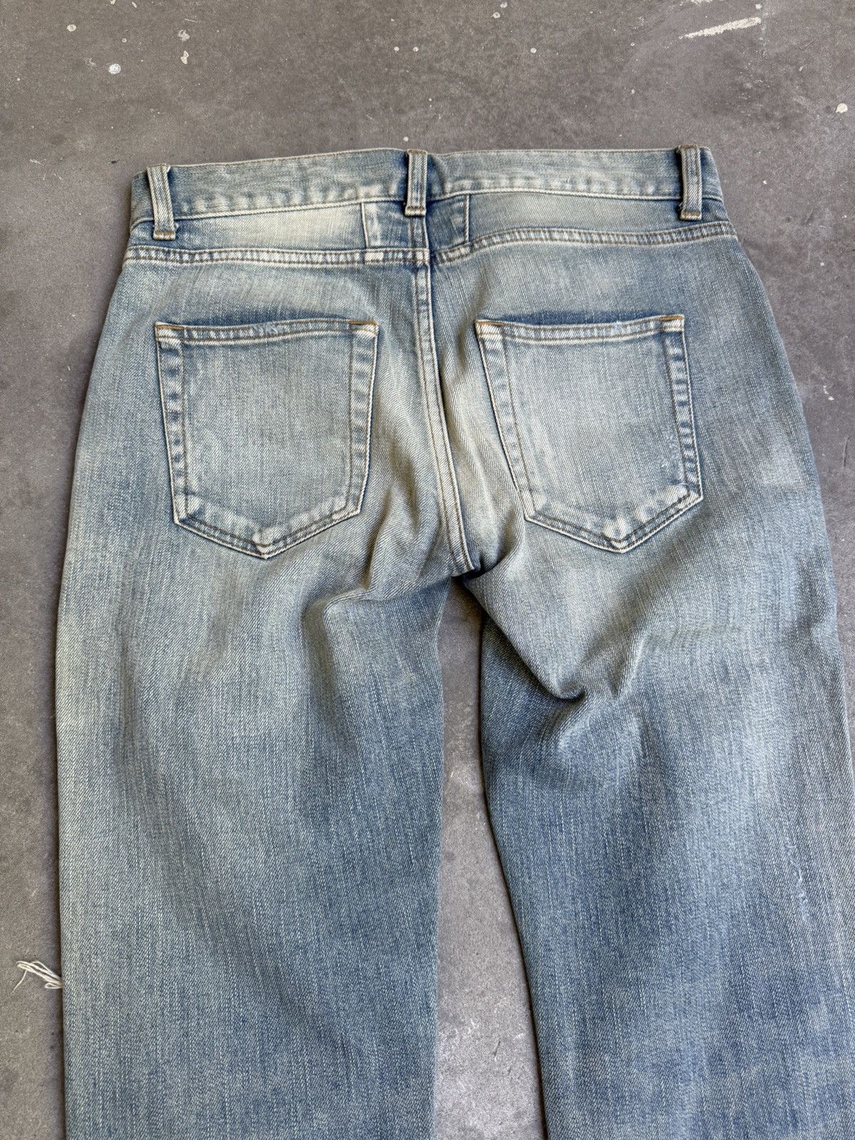 Saint Laurent Paris SS19 Saint Laurent blue distressed crash denim jeans Size US 28 / EU 44 - 9 Thumbnail