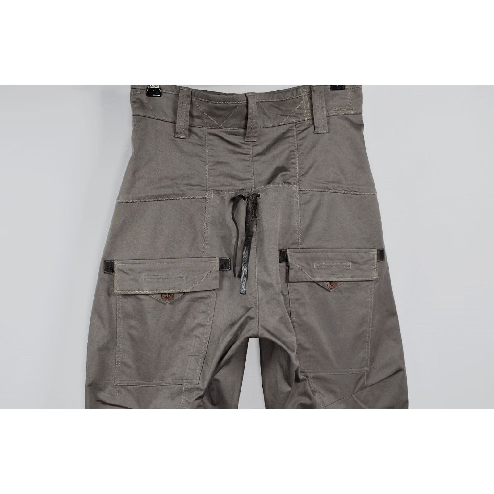 Vintage Marithe Francois Girbaud Parachute Pants size 30 - Women, Pants, Brown, 95% Cotton 5% Elastane, Vintage: No Size 30" / US 8 / IT 44 - 4 Thumbnail