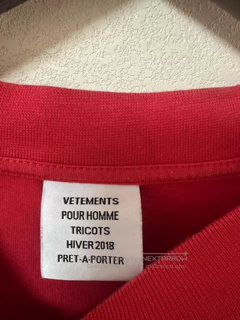 Vetements VETEMENTS Loyalty Long Sleeve Size US XS / EU 42 / 0 - 5 Thumbnail