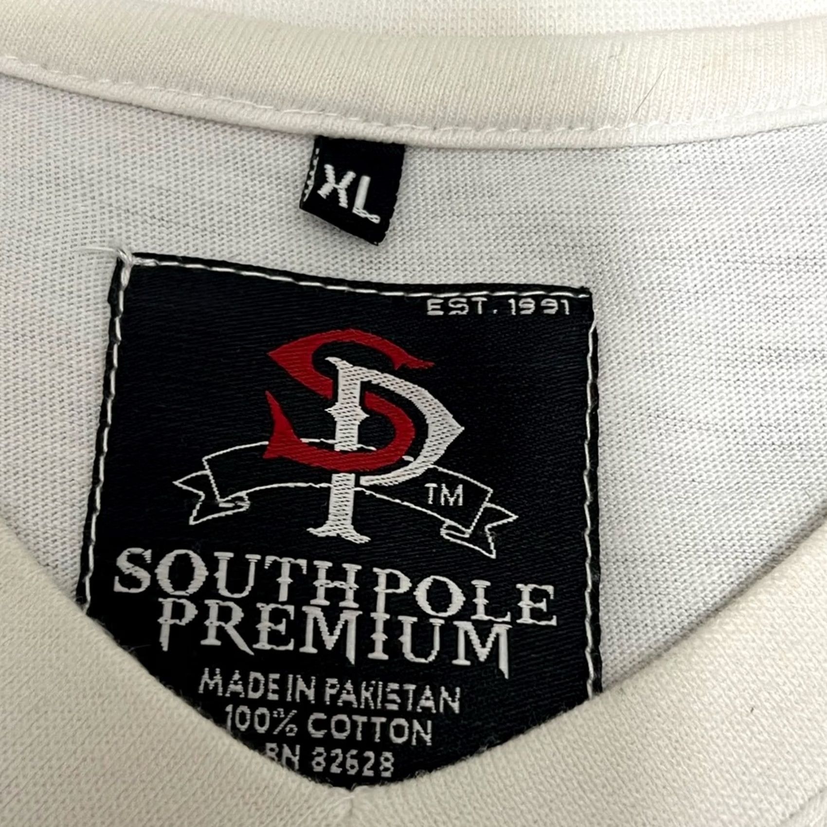 Southpole VINTAGE South Pole Premium Shirt XL Oversized White Men Size US XL / EU 56 / 4 - 6 Thumbnail