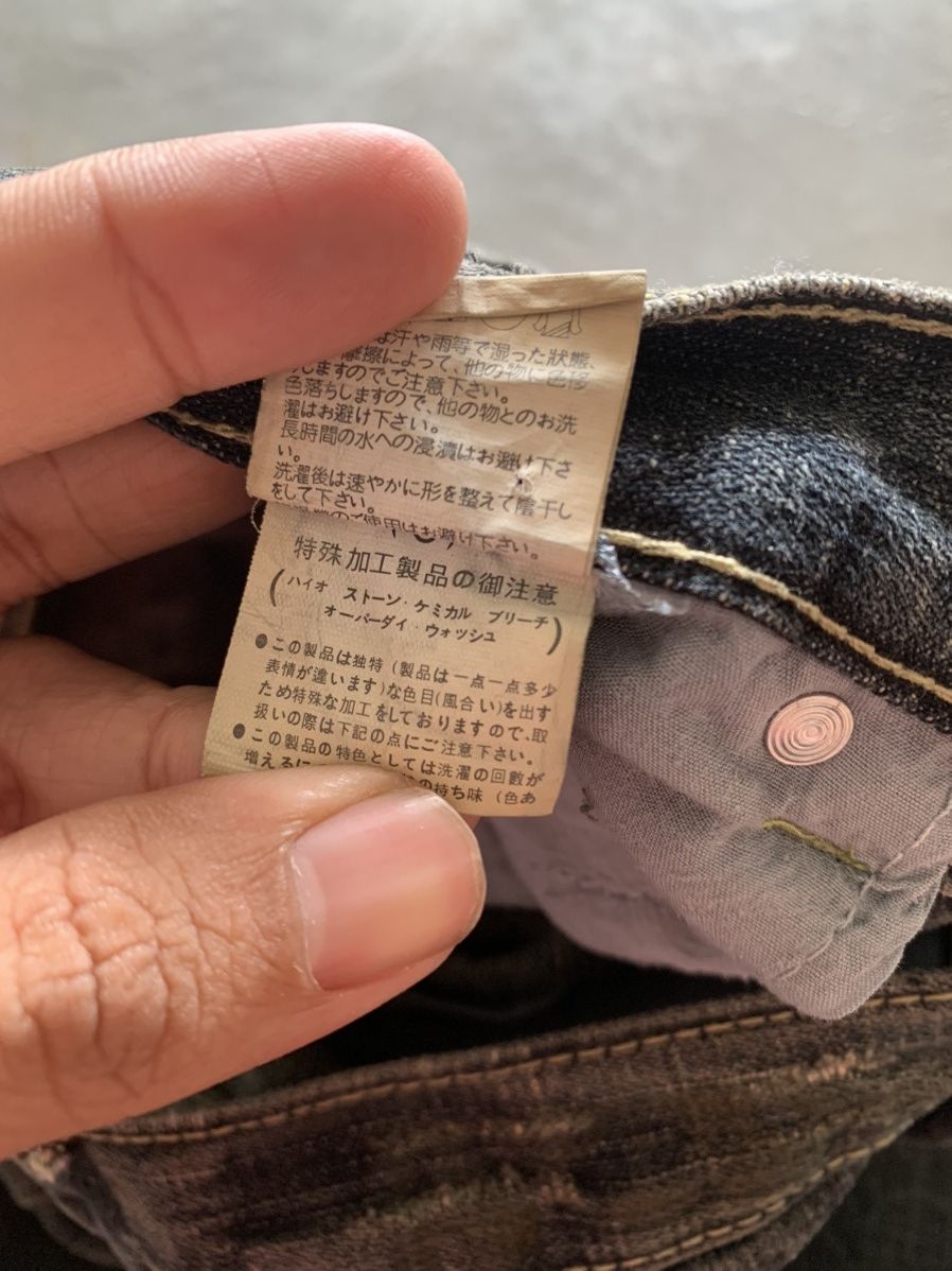 20471120 × Designer × Japanese Brand flare i6w9 lgb inspired jeans distressed japanese style Size 30" / US 8 / IT 44 - 14 Thumbnail