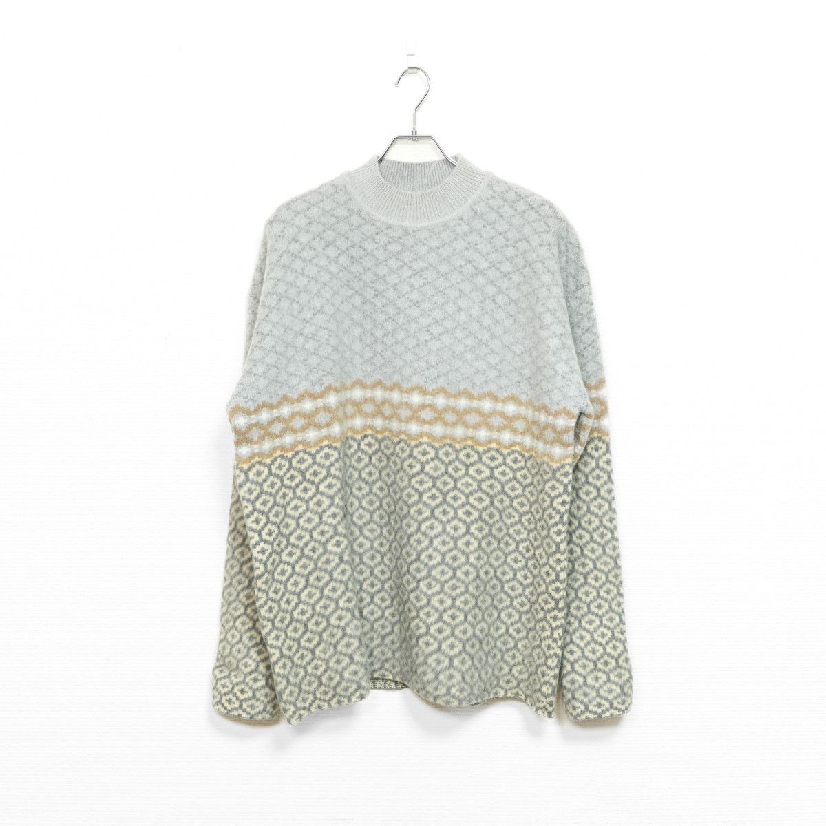 Jil Sander × Raf Simons Jil Sander AW12 Green Intarsia Whale