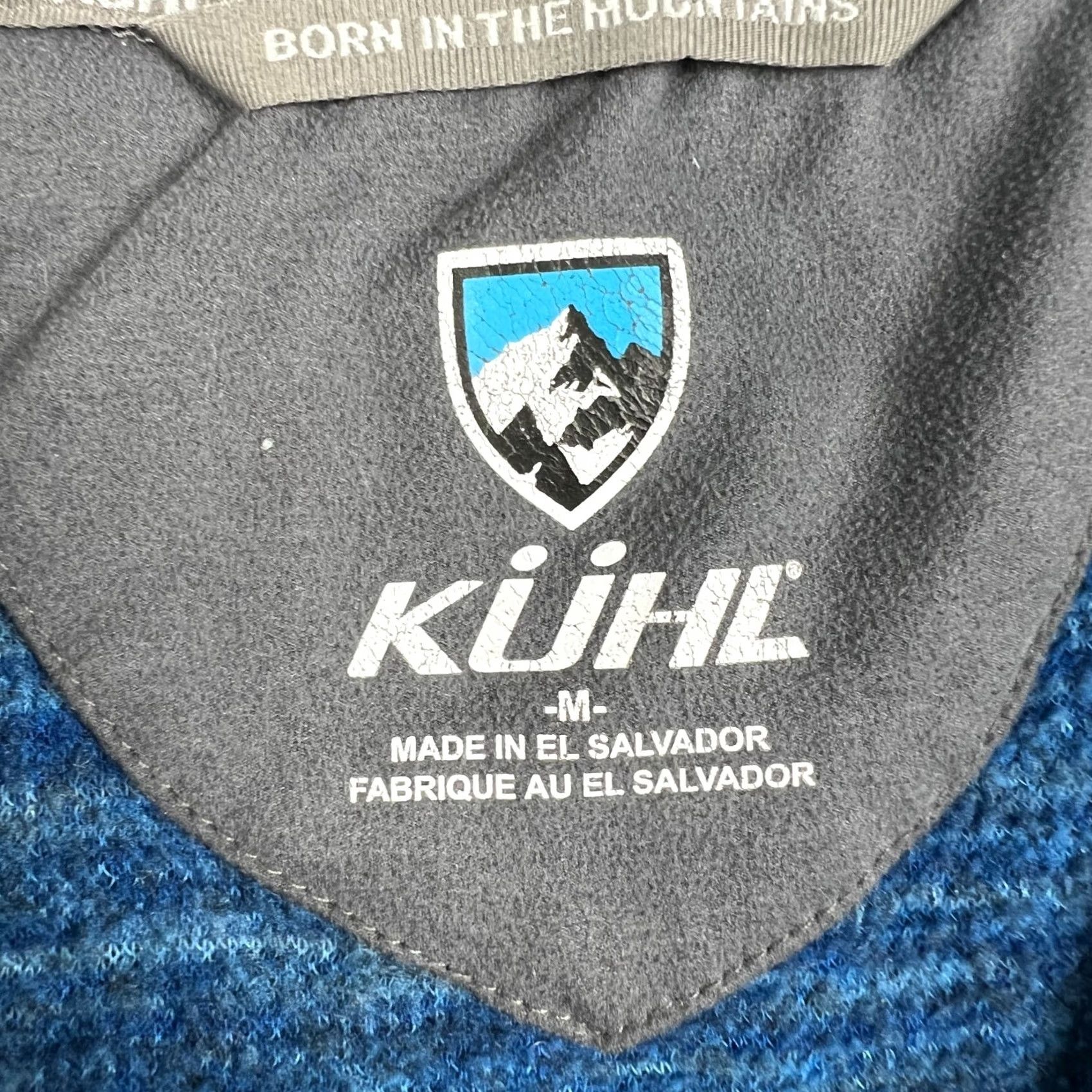 Vintage Kuhl Fleece Wool Quarter Zip Pullover Sweater Medium Blue Hiking Mens Chianti Size US M / EU 48-50 / 2 - 3 Thumbnail