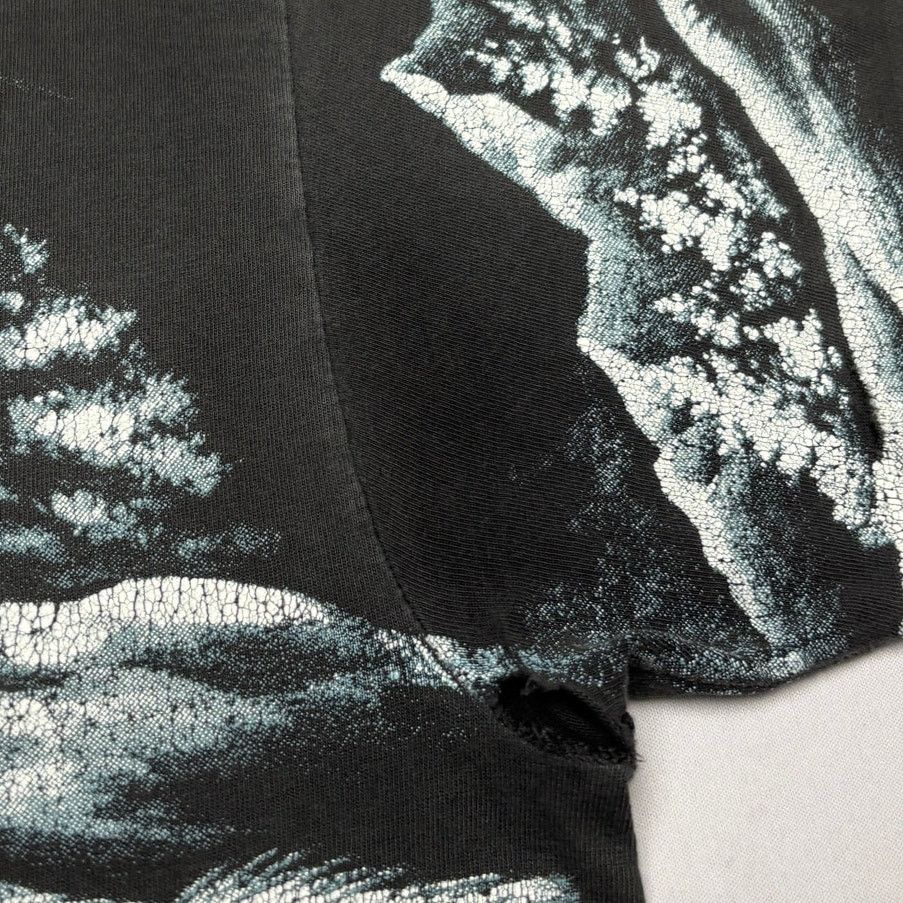 Hanes × Vintage Vintage 1994 Hanes Wolf AOP Shirt Men's Large Single Stitch Size US L / EU 52-54 / 3 - 9 Thumbnail