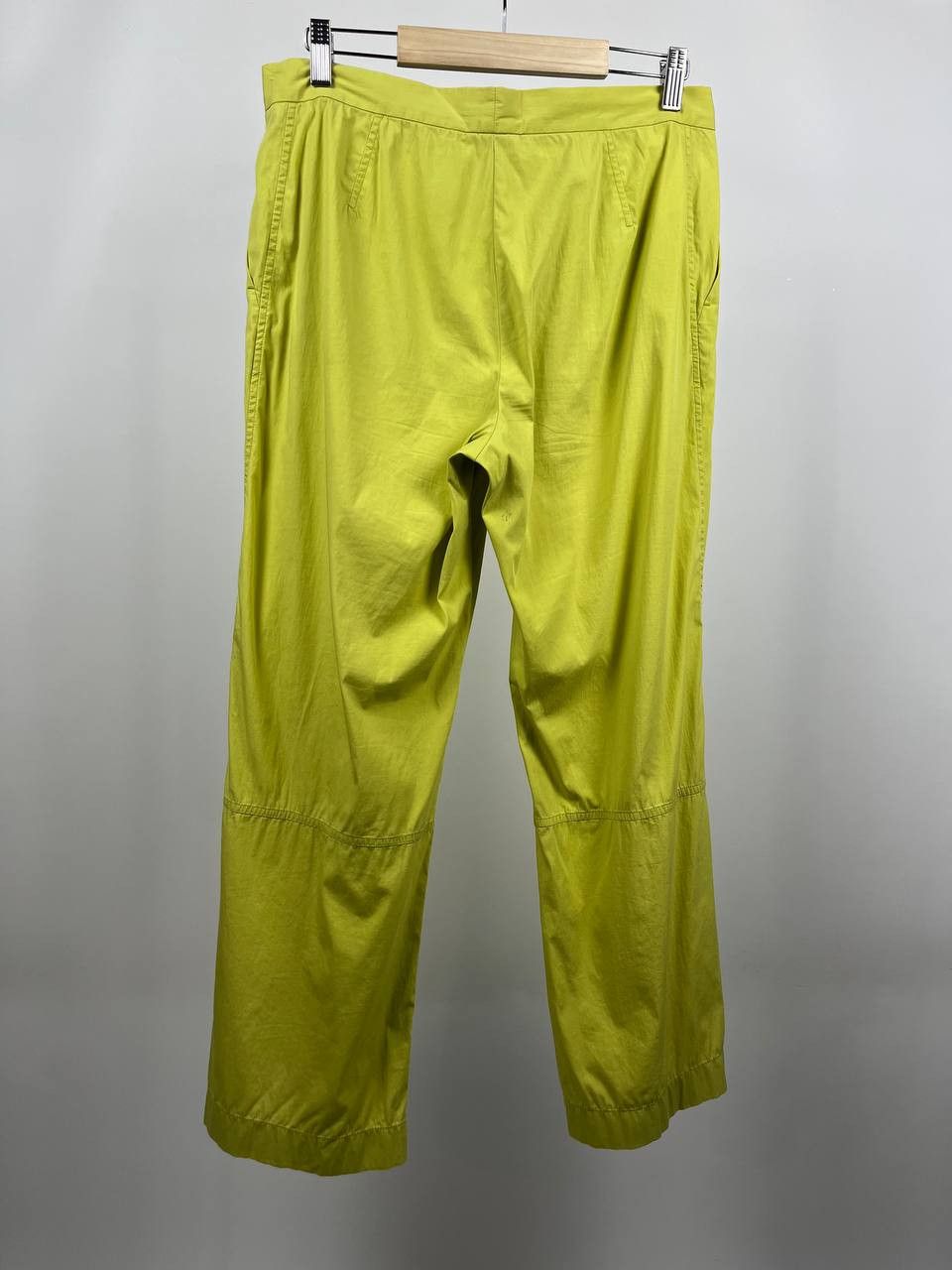 Jil Sander Jil Sander Lime Green Cotton Trousers Pants Minimalist Size 40" / US 18 - 3 Thumbnail