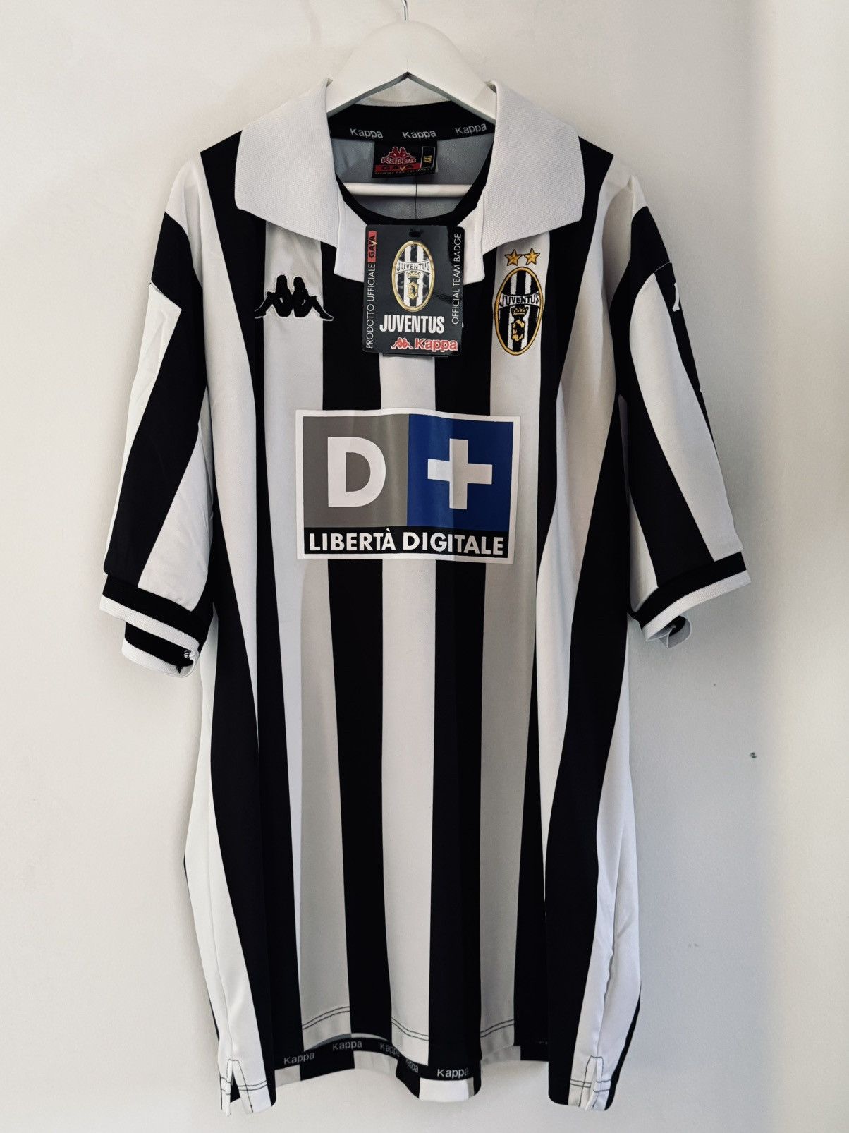 Kappa Grail Juventus 98 Zidane 21 Brand New w/ Tags Size US XL / EU 56 / 4 - 1 Thumbnail