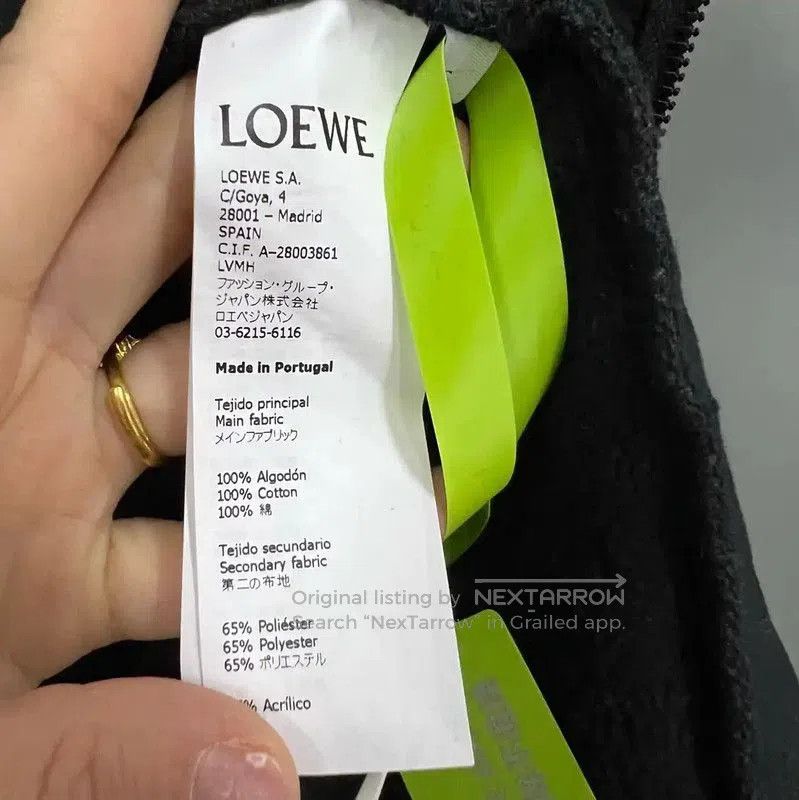 Loewe Loewe Gray Cotton Spring Jacket . Size S / US 4 / IT 40 - 4 Thumbnail