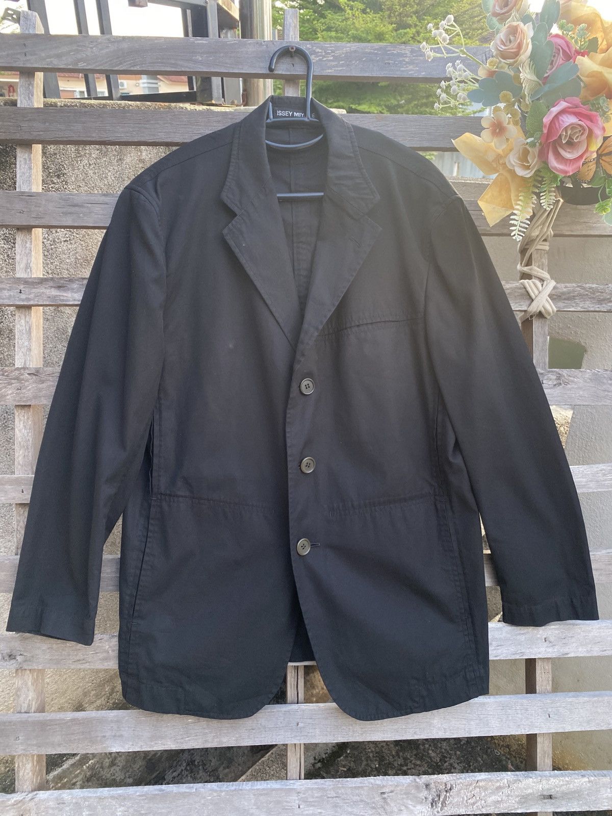 Issey Miyake ISSEY MIYAKE Blazer Jacket – Minimalist Workwear Style Size US M / EU 48-50 / 2 - 3 Thumbnail