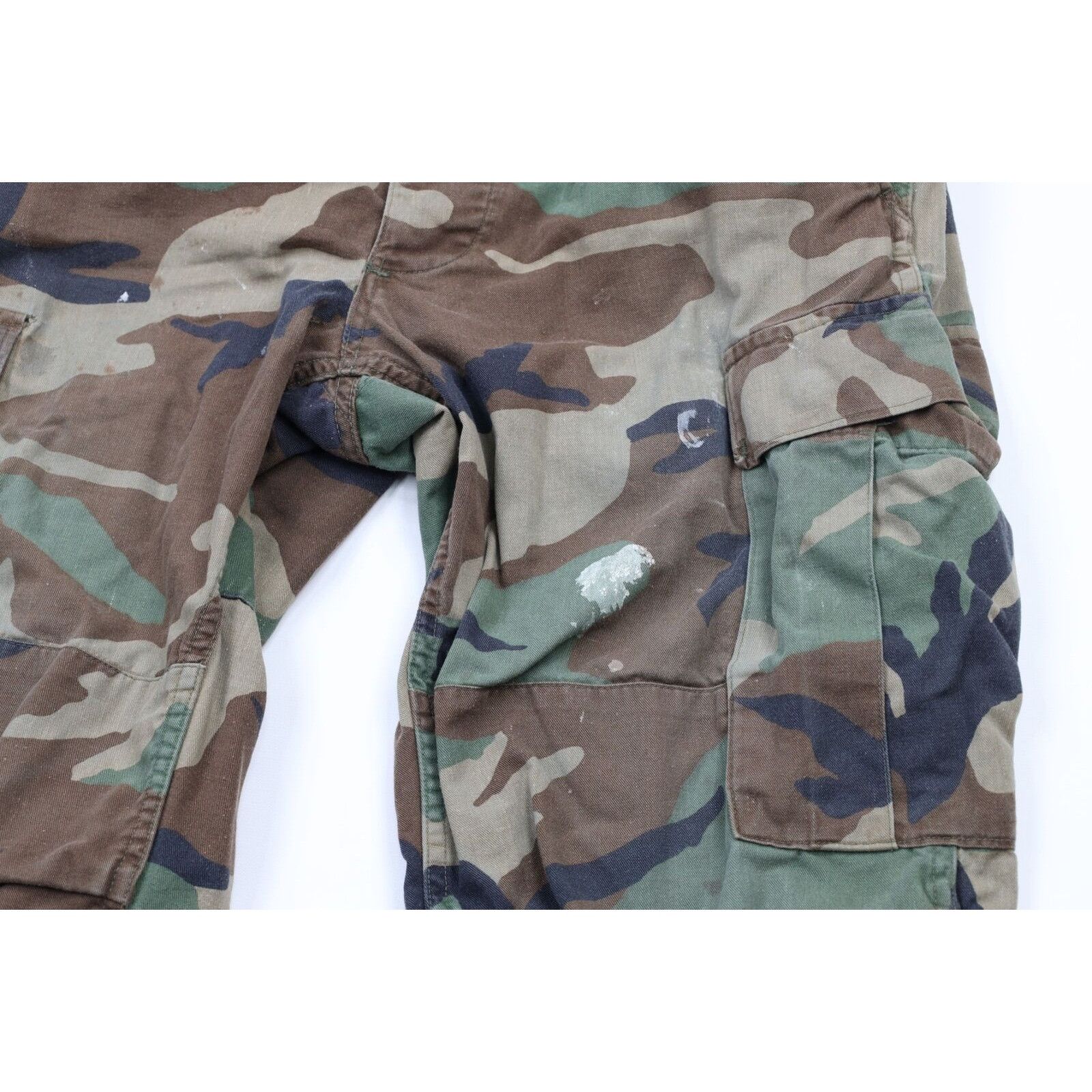 Vintage Vintage 80s Thrashed Military Camouflage Cargo Pants Size US 30 / EU 46 - 5 Thumbnail