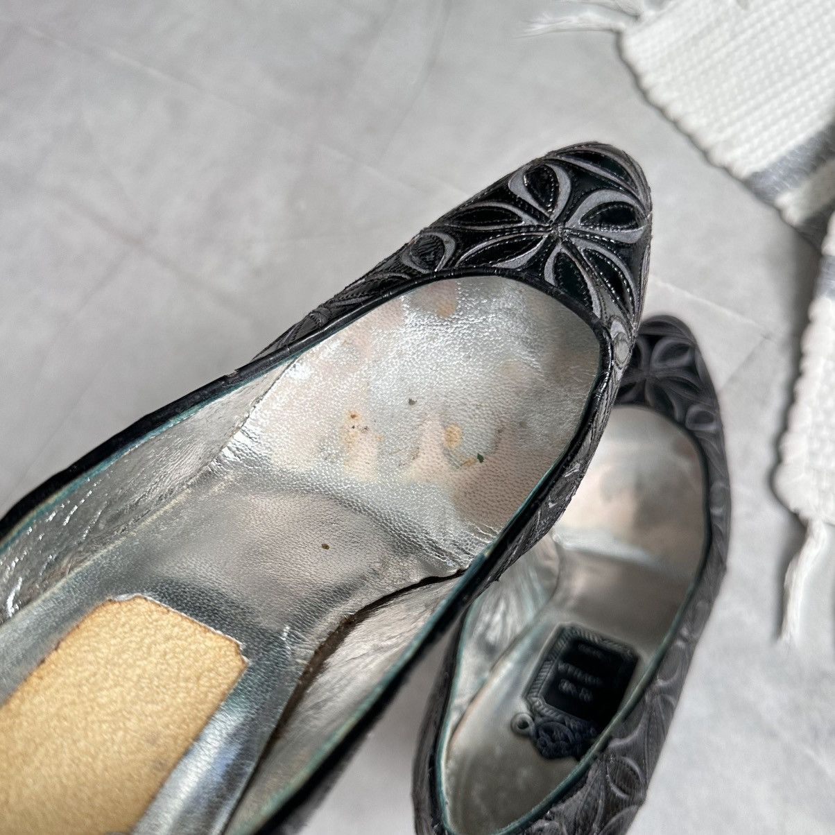 Rene Caovilla Vintage Rene Caovilla Floral Heels Miu Miu Vibe Size US 10 / IT 40 - 10 Thumbnail