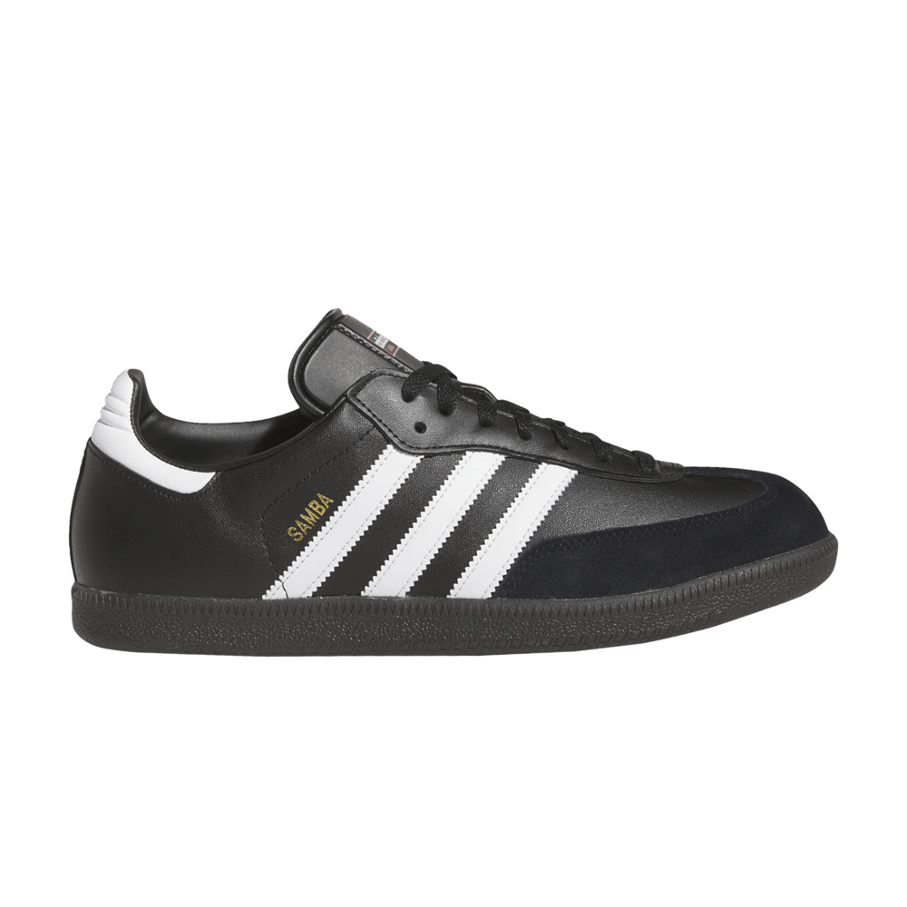 Adidas Samba Leather Core Black | Grailed